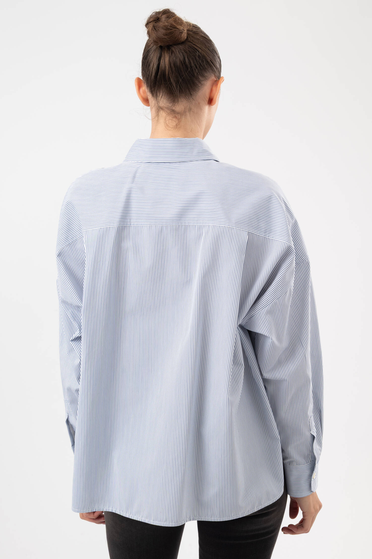Bluse mit Paisley-Motiv AIRONE in Blau/Weiß/Grün