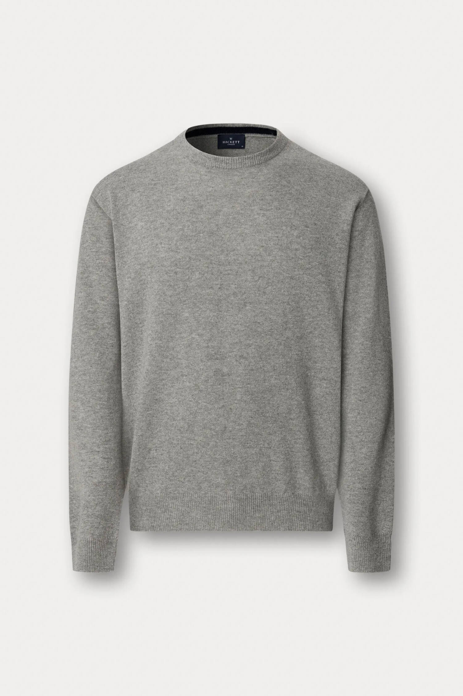 Woll-Mix Strickpullover in Grau Woll-Mix Strickpullover in Grau