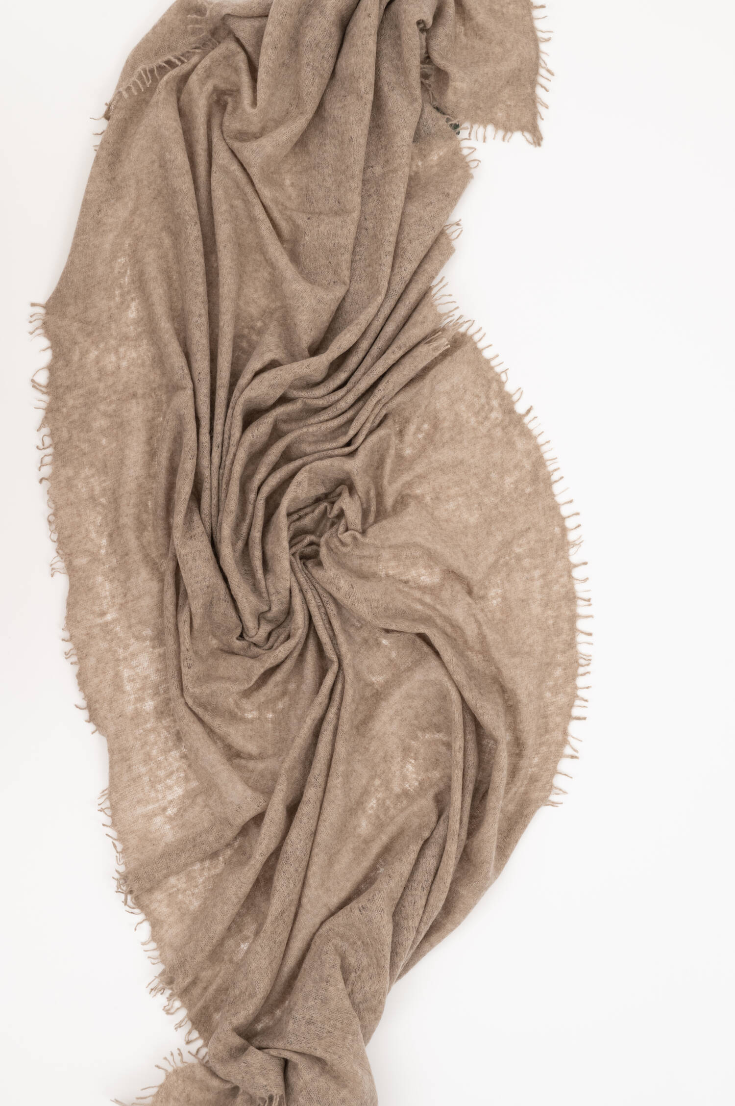 Cashmere Schal in Beige meliert Cashmere Schal in Beige meliert