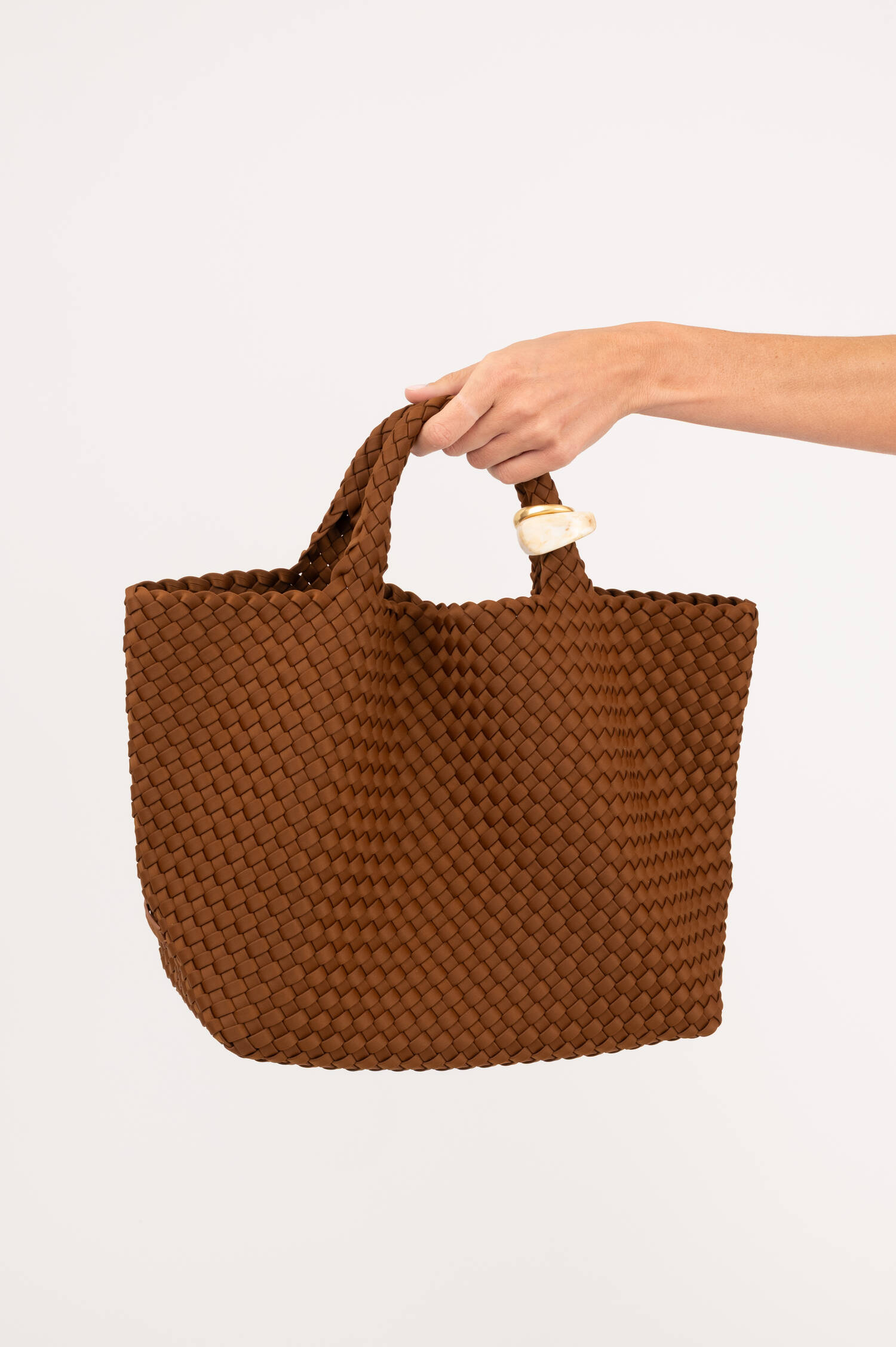 Shopper ST.BARTH MEDIUM in Cognac