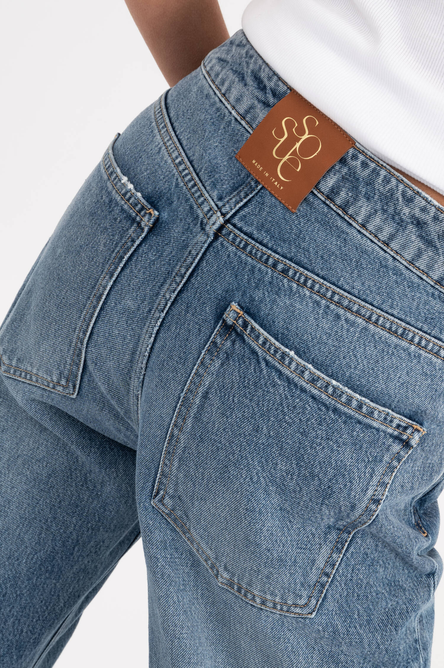 Wide-Leg Jeans NOLA in Hellblau Wide-Leg Jeans NOLA in Hellblau
