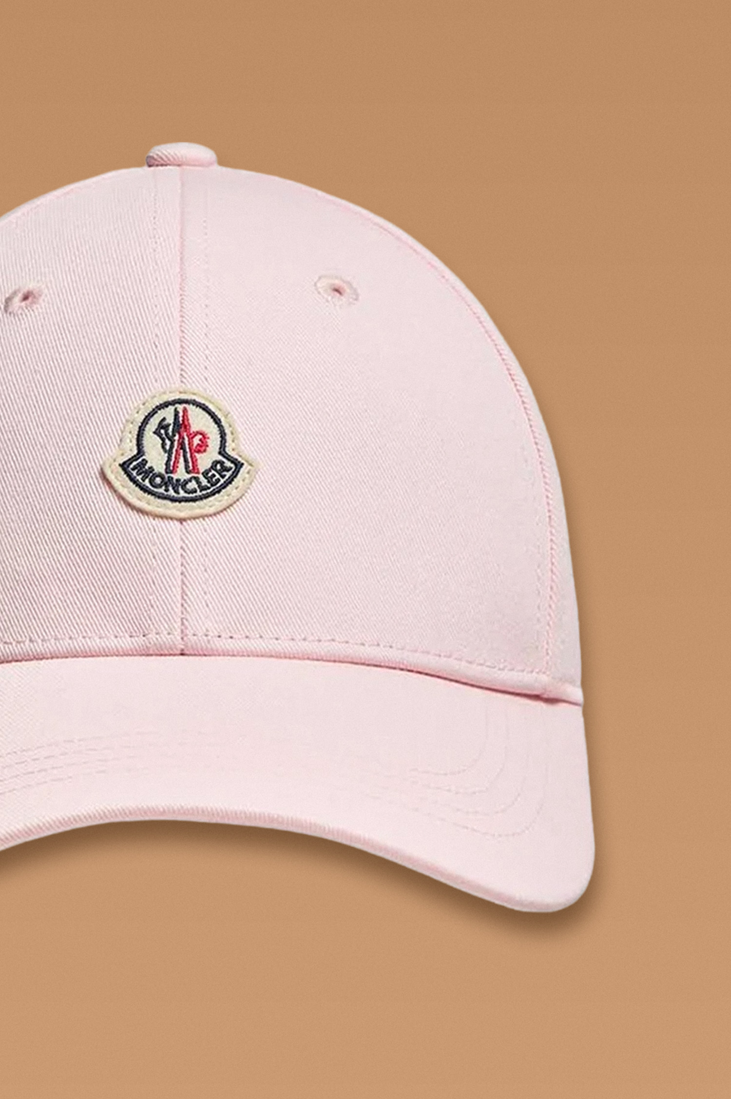 Basecap mit Moncler-Logo in Rosa