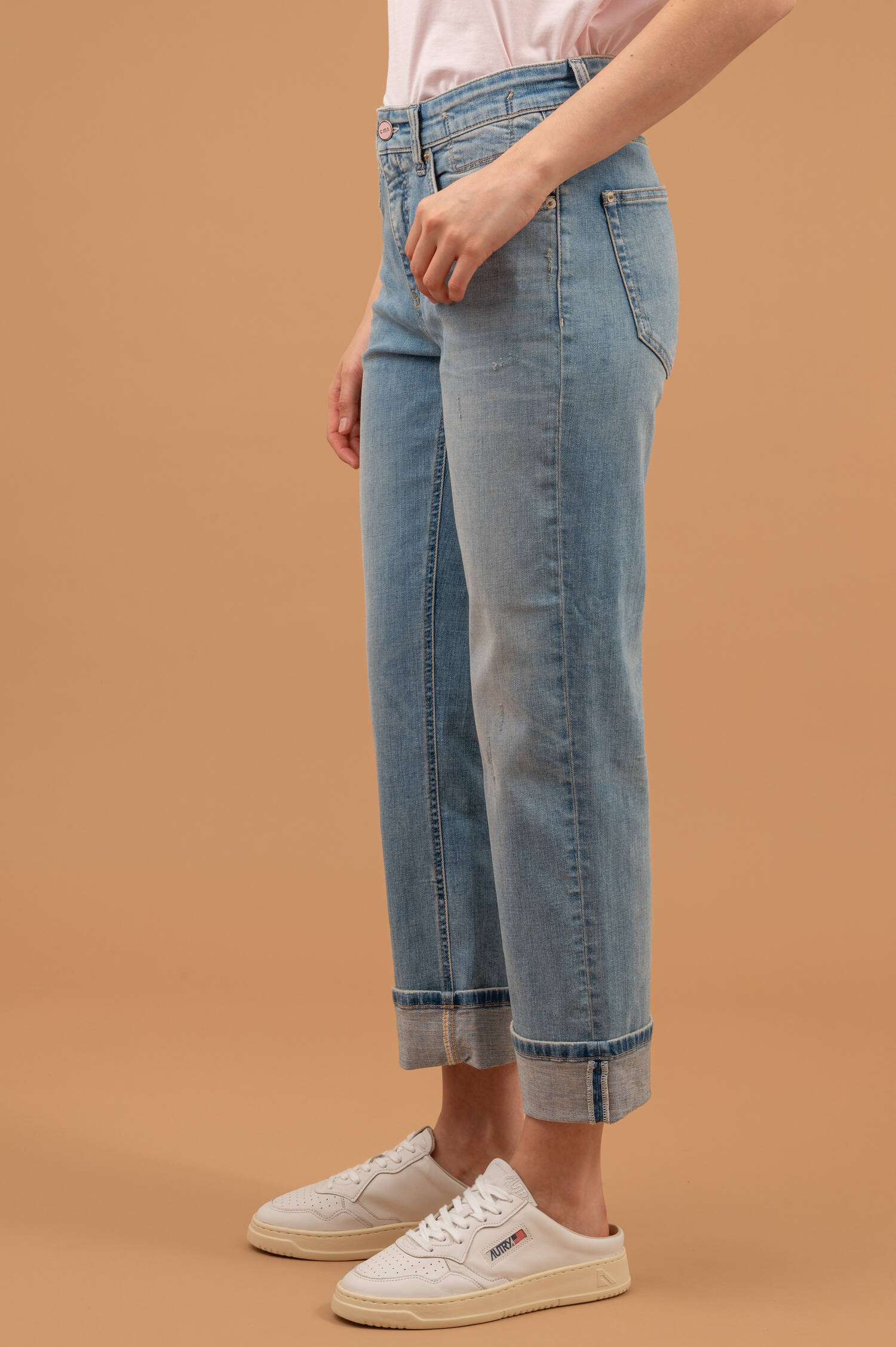 Relaxed Jeans GAIA in Summer Tea Washed Blau