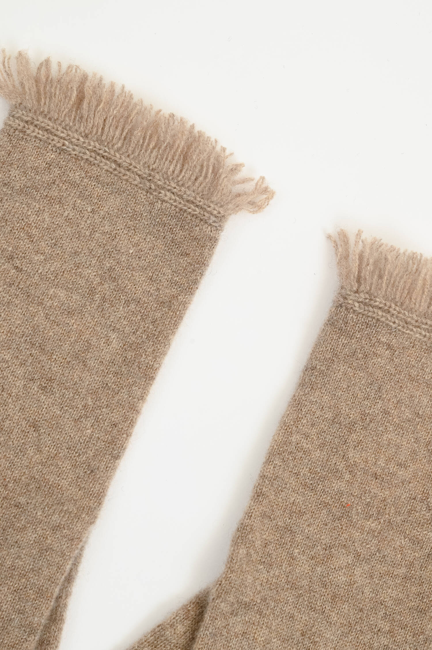 Strick-Handschuhe in Taupe