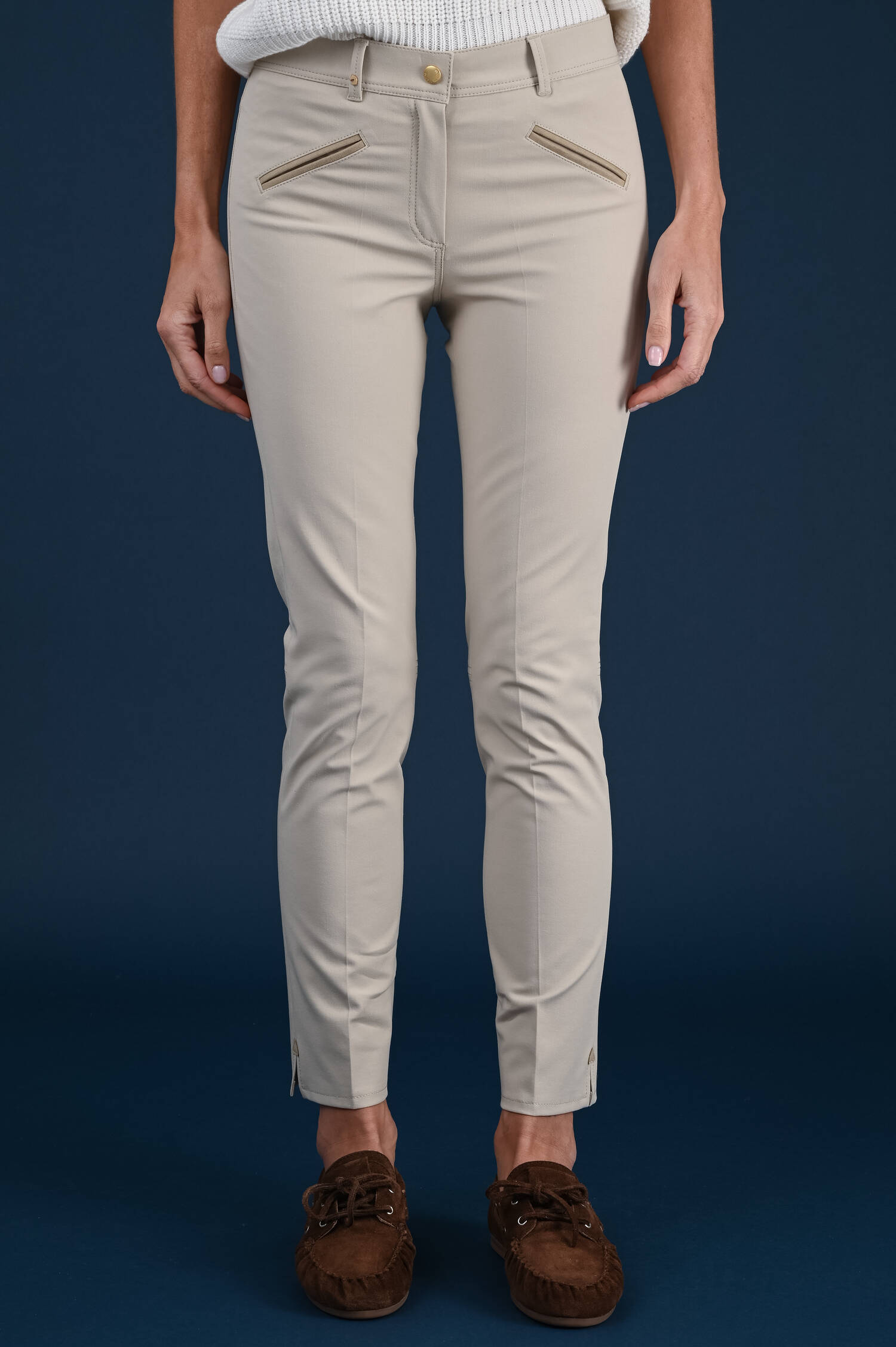 Stoffhose ROYAL in Chinobeige