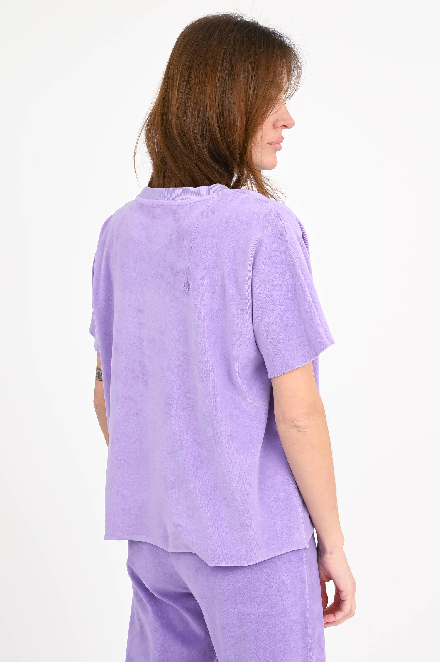 Shirt MELVILLE aus Frottee in Lavendel
