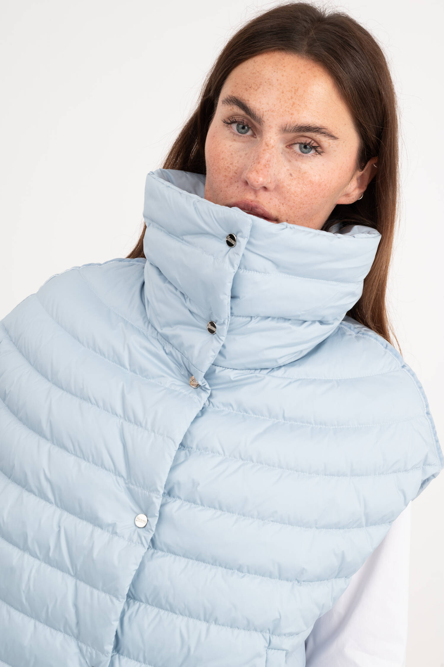 Daunengilet in Hellblau Daunengilet in Hellblau
