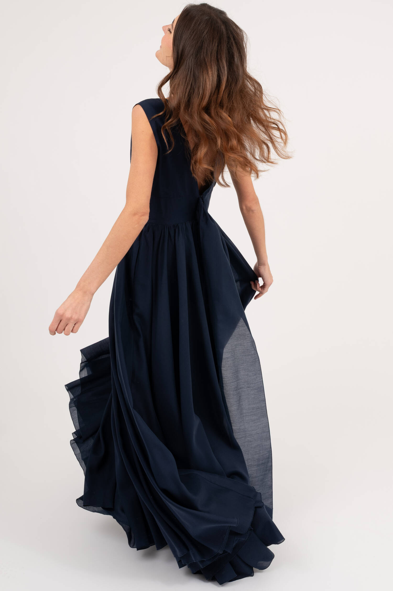Elegantes Kleid in Navy Elegantes Kleid in Navy