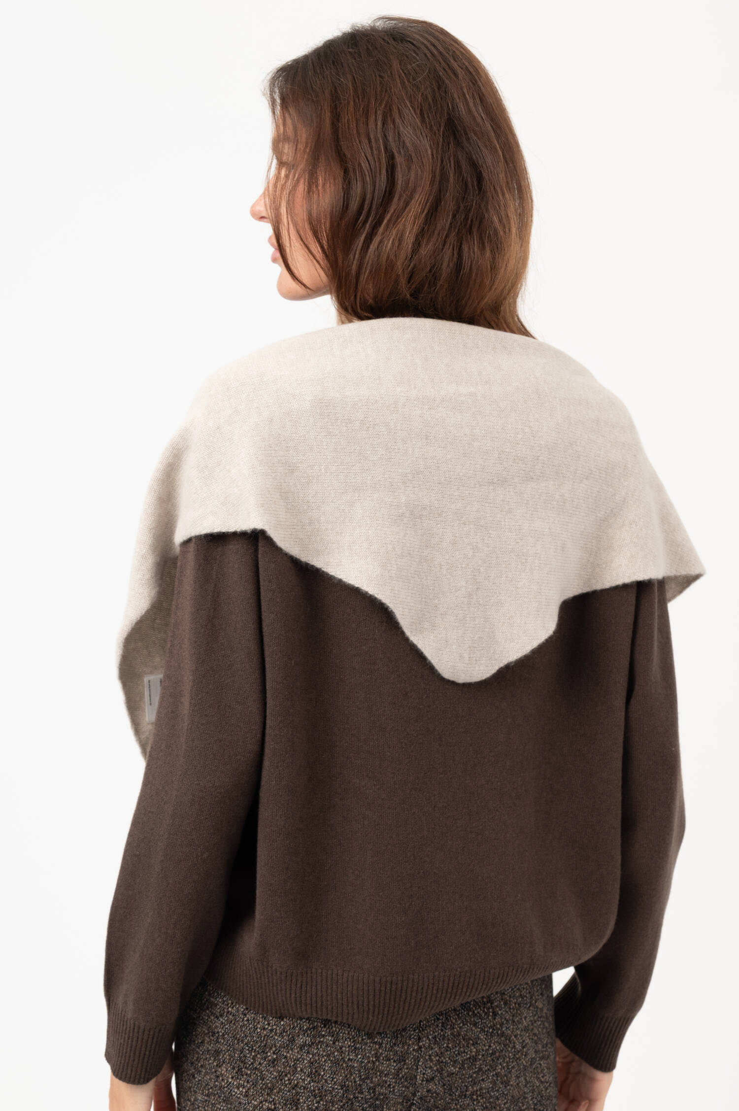 Cashmere Dreieckstuch FLORIANNE in Beige Cashmere Dreieckstuch FLORIANNE in Beige
