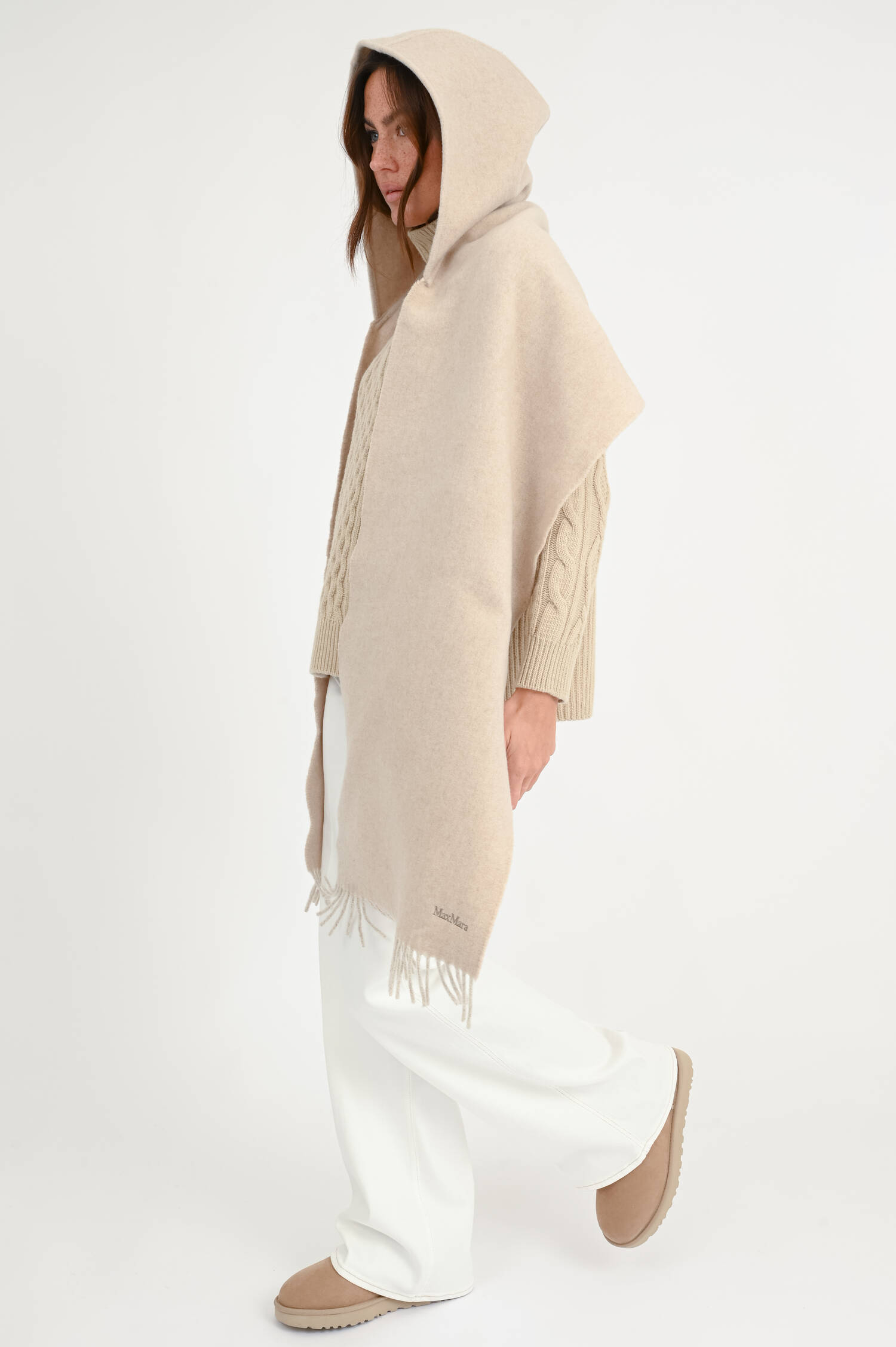 Schalhaube ZENA in Beige