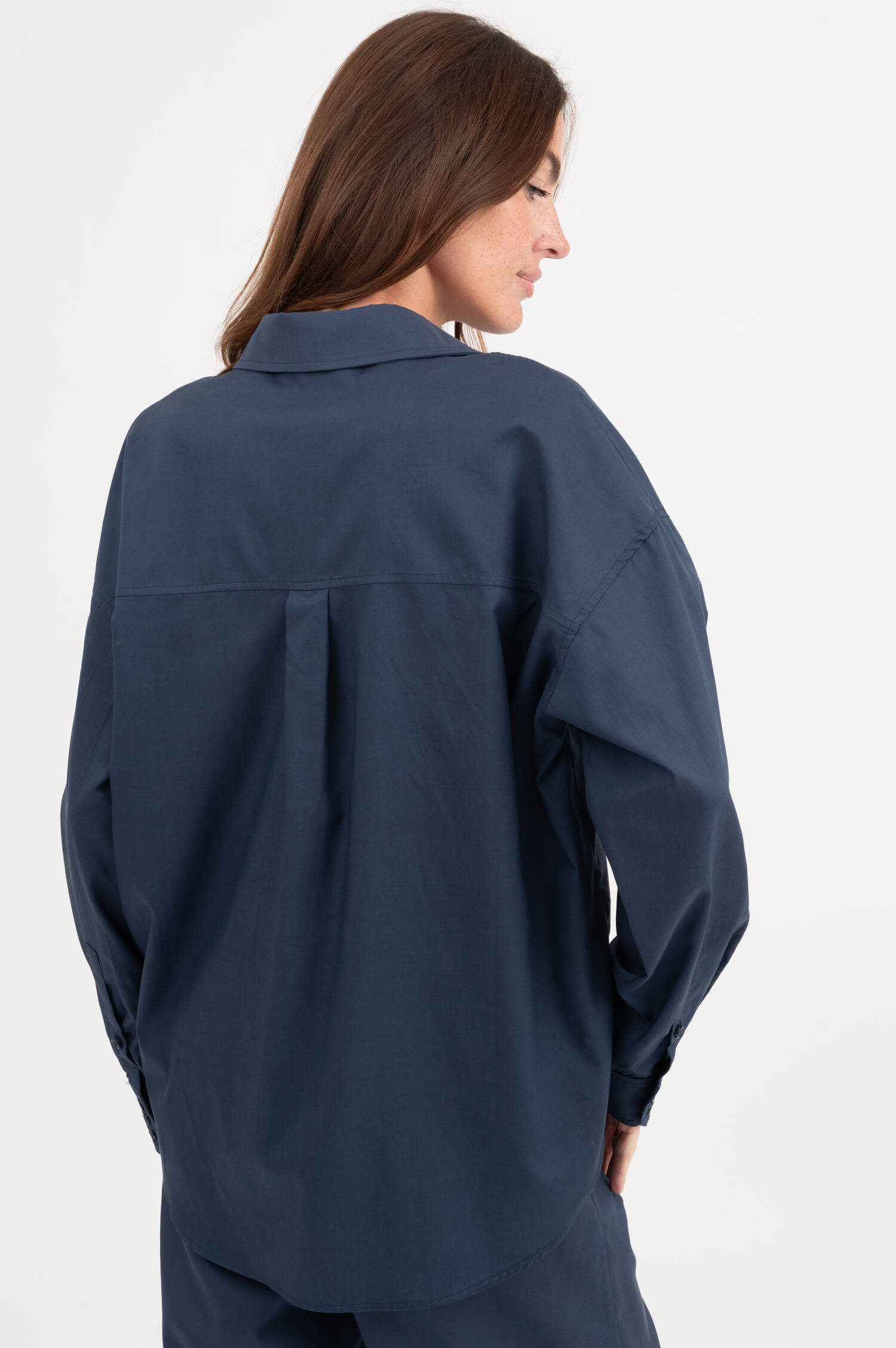 Lockere Bluse in Dunkelblau Lockere Bluse in Dunkelblau