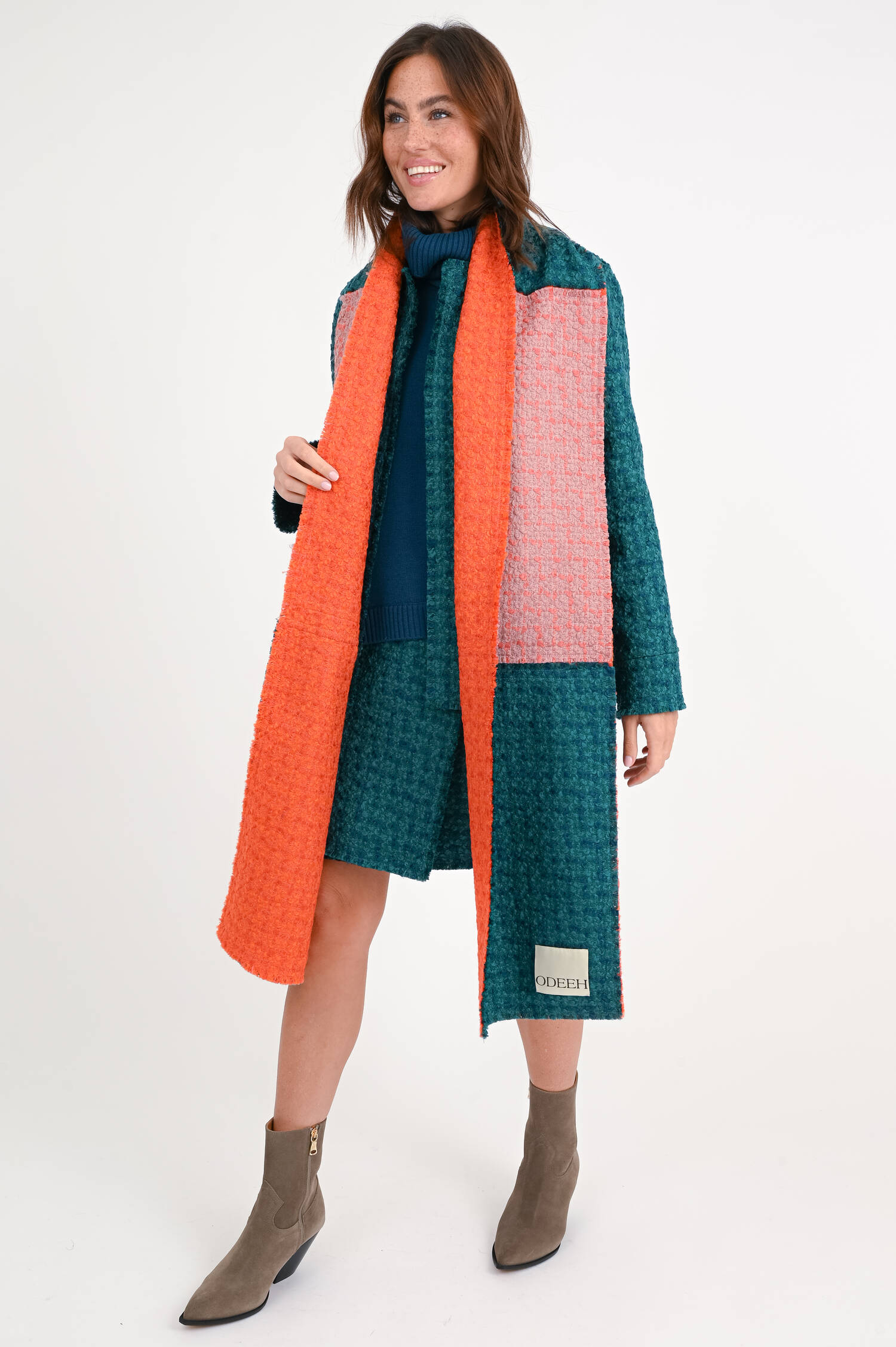 Tweedschal MANDARIN in Multicolor