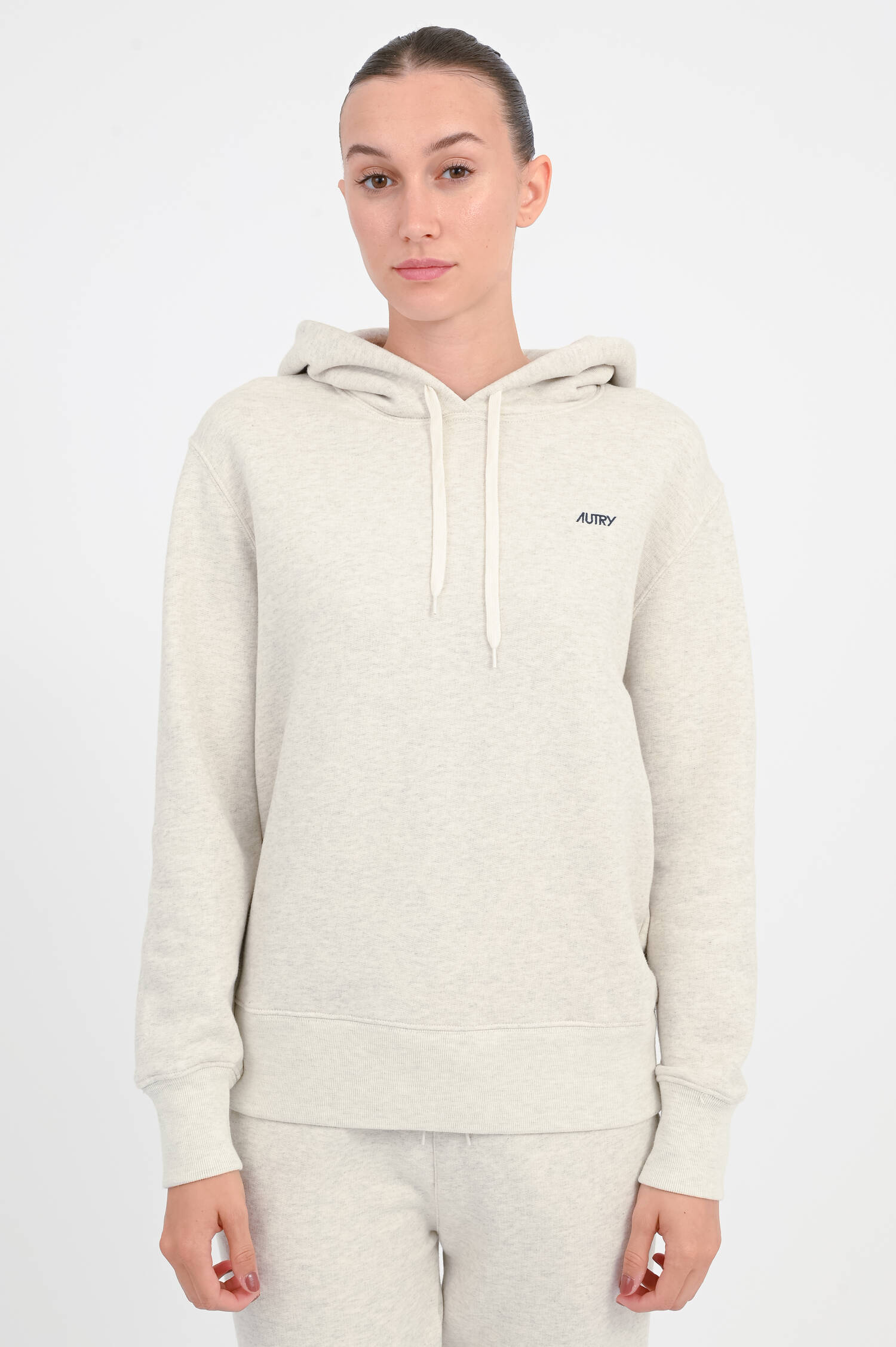 Hoodie mit Kapuze in Hellgrau Hoodie mit Kapuze in Hellgrau