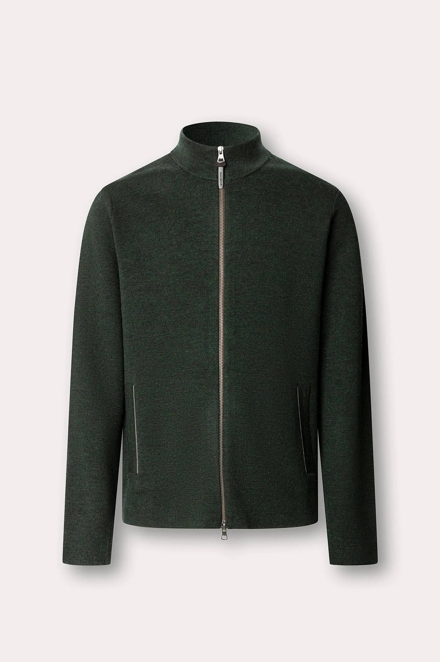 Strickjacke in Dunkelgrün