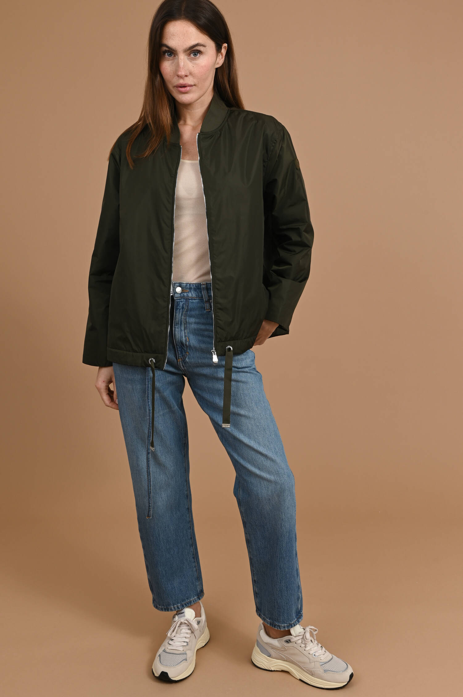 Bomberjacke AISHA in Snakegrün Bomberjacke AISHA in Snakegrün