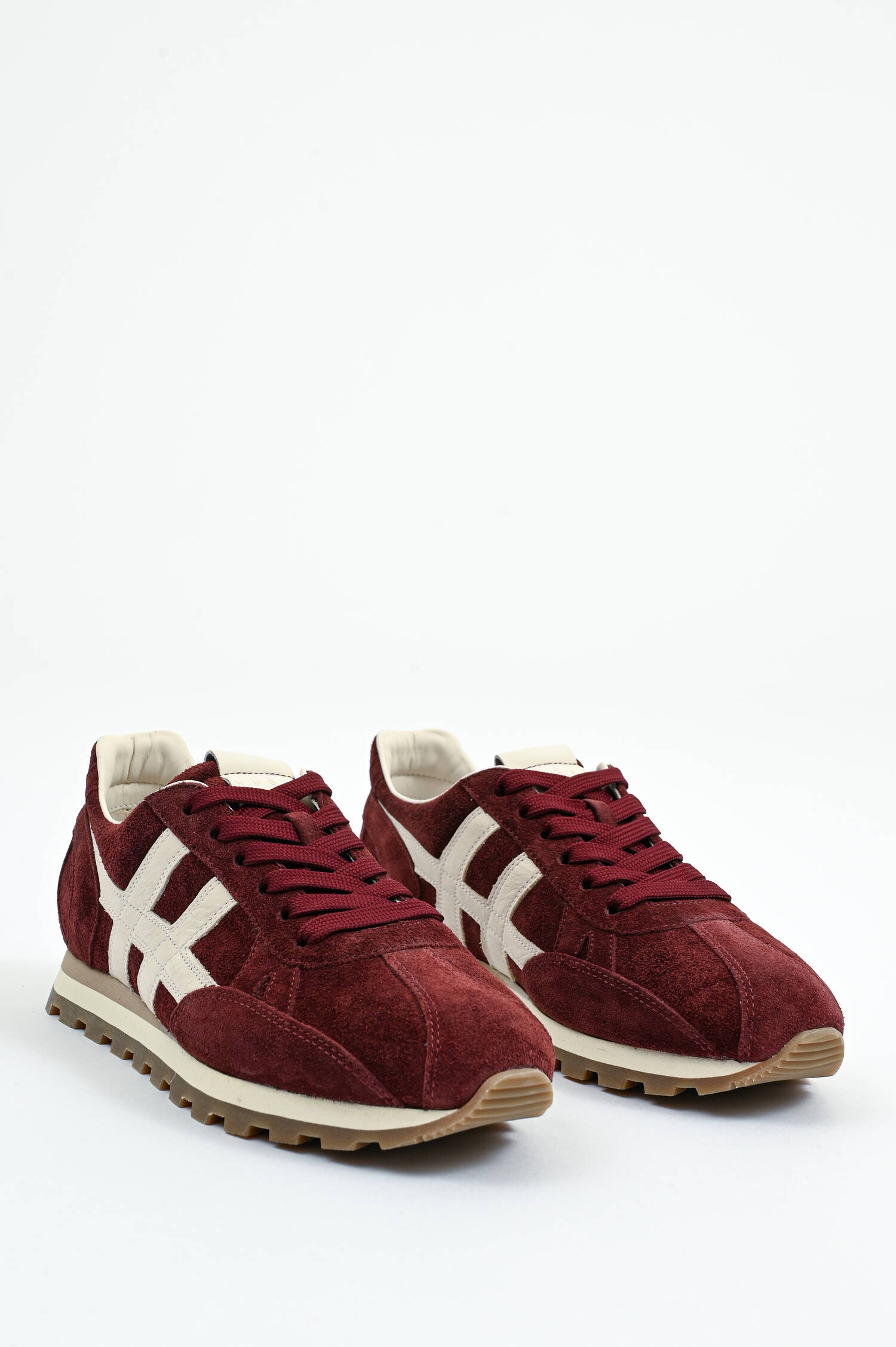 Sneaker ALLACCIATO H671 in Bordeaux