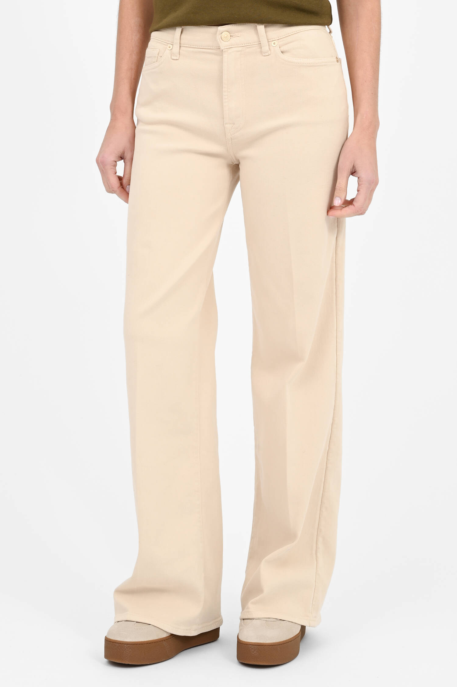 Straight-Leg-Jeans LOTTA in Eggshell