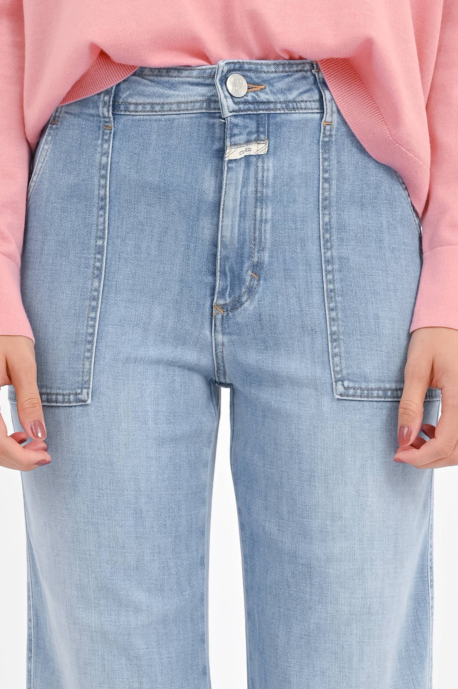  Flared Jeans ARIA in Hellblau