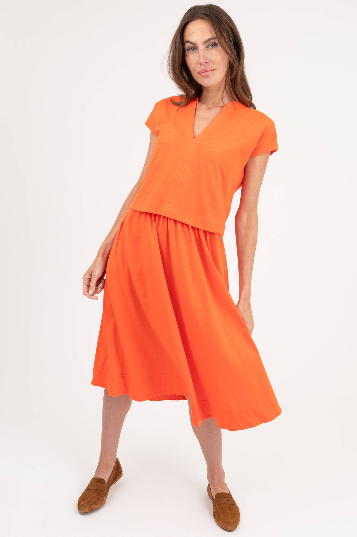 Set aus Top und Kleid in Spicey Orange Set aus Top und Kleid in Spicey Orange