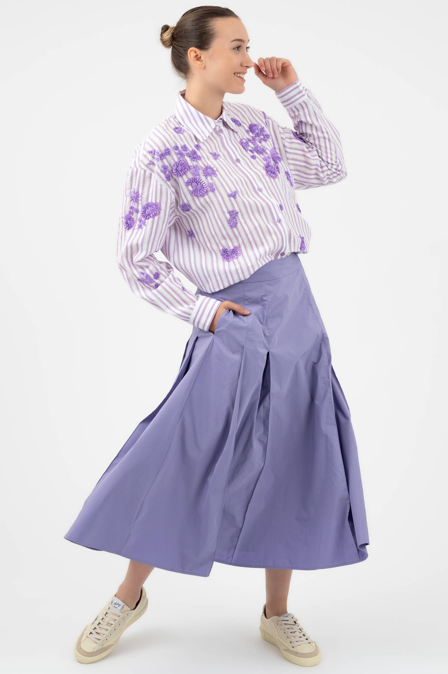 Faltenrock JAELYN in Violett Faltenrock JAELYN in Violett