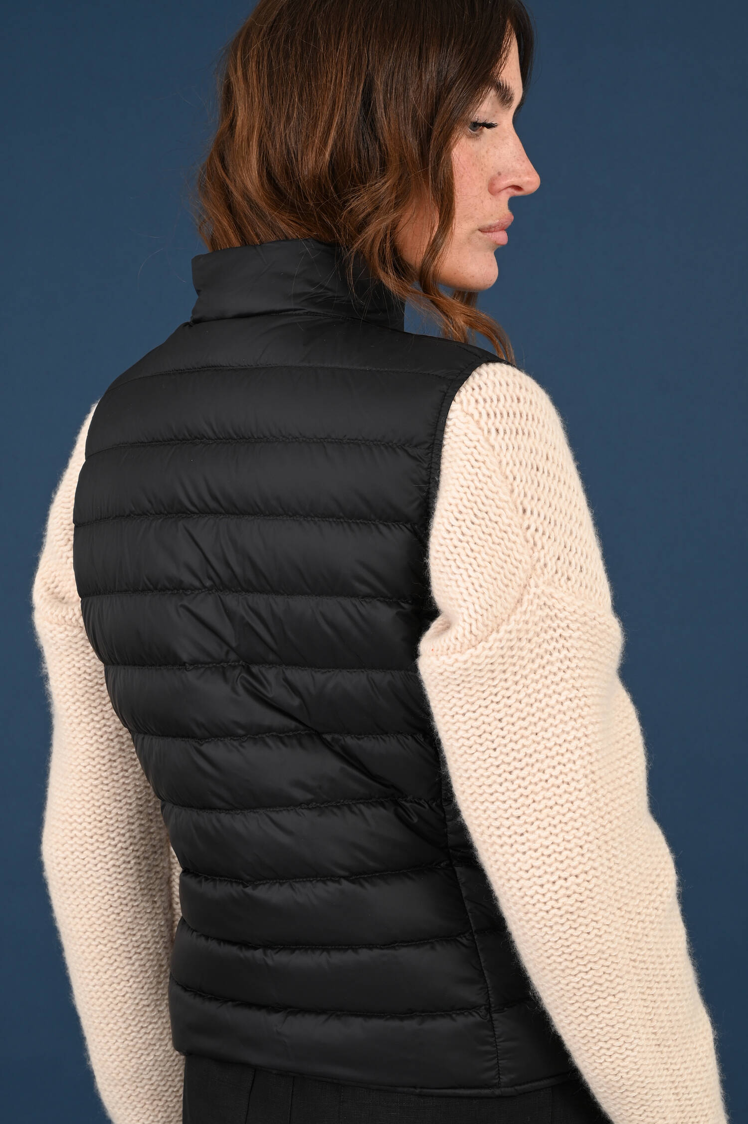 Daunengilet LIANE in Schwarz