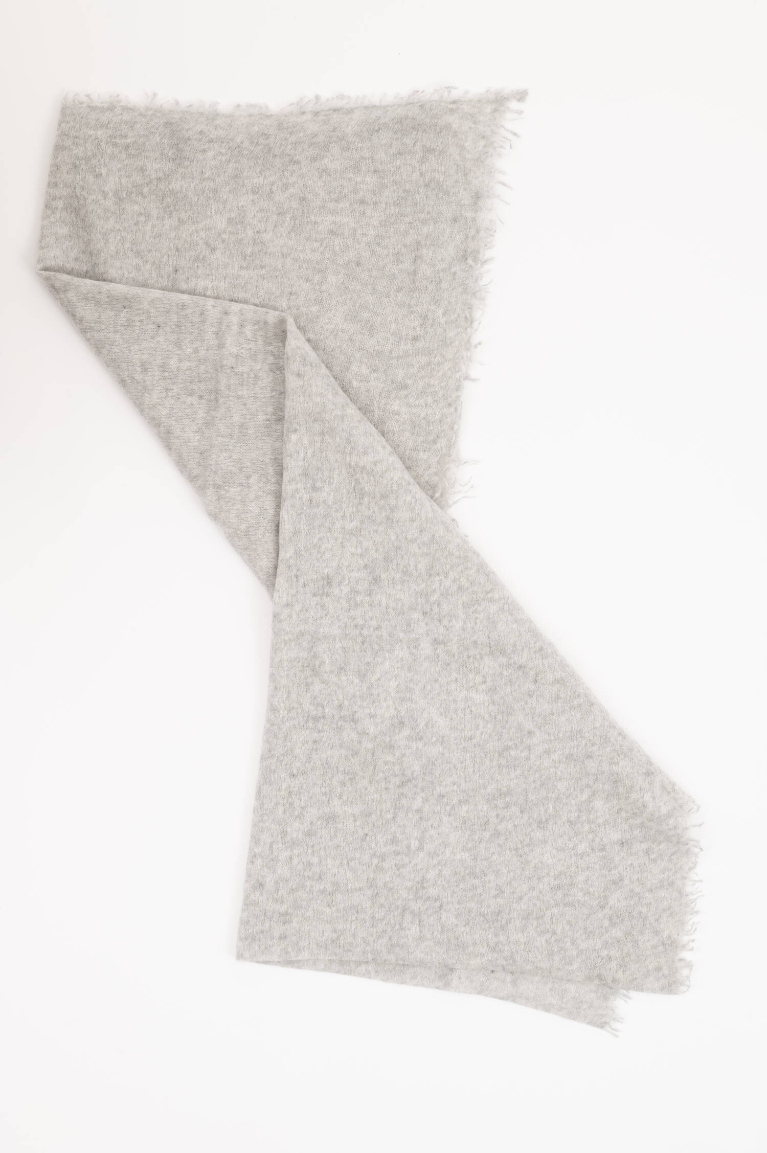Cashmere Schal in Hellgrau meliert Cashmere Schal in Hellgrau meliert