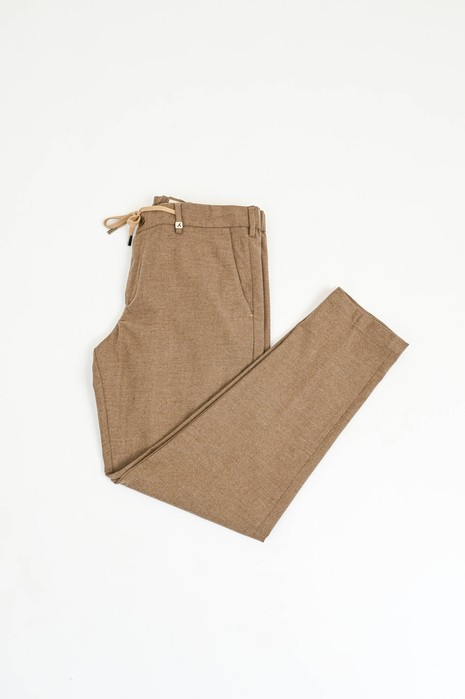 Sportliche Anzughose in Hellbraun