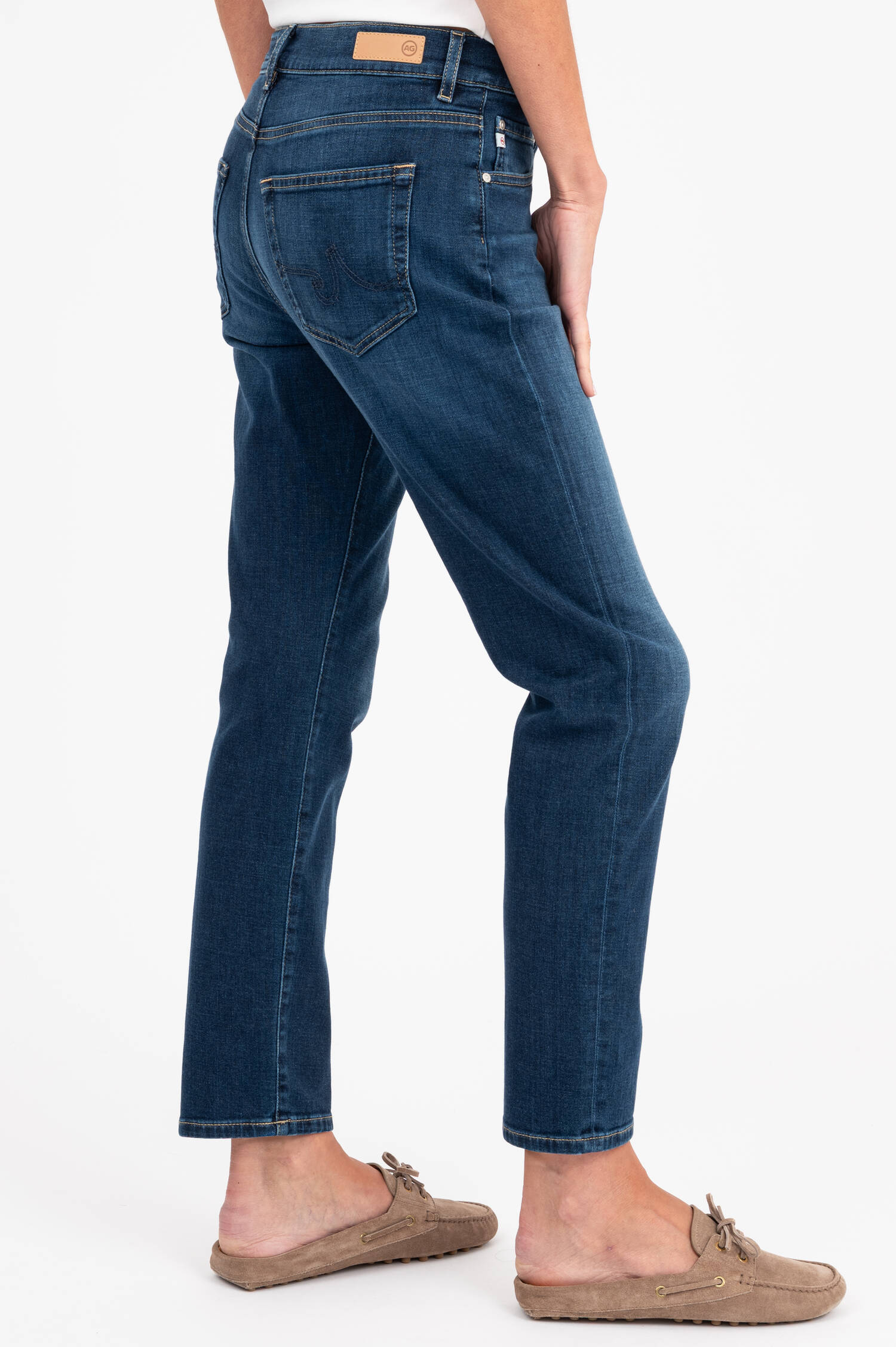 Slim Fit Jeans EX BOYFRIEND in Dunkelblau Slim Fit Jeans EX BOYFRIEND in Dunkelblau
