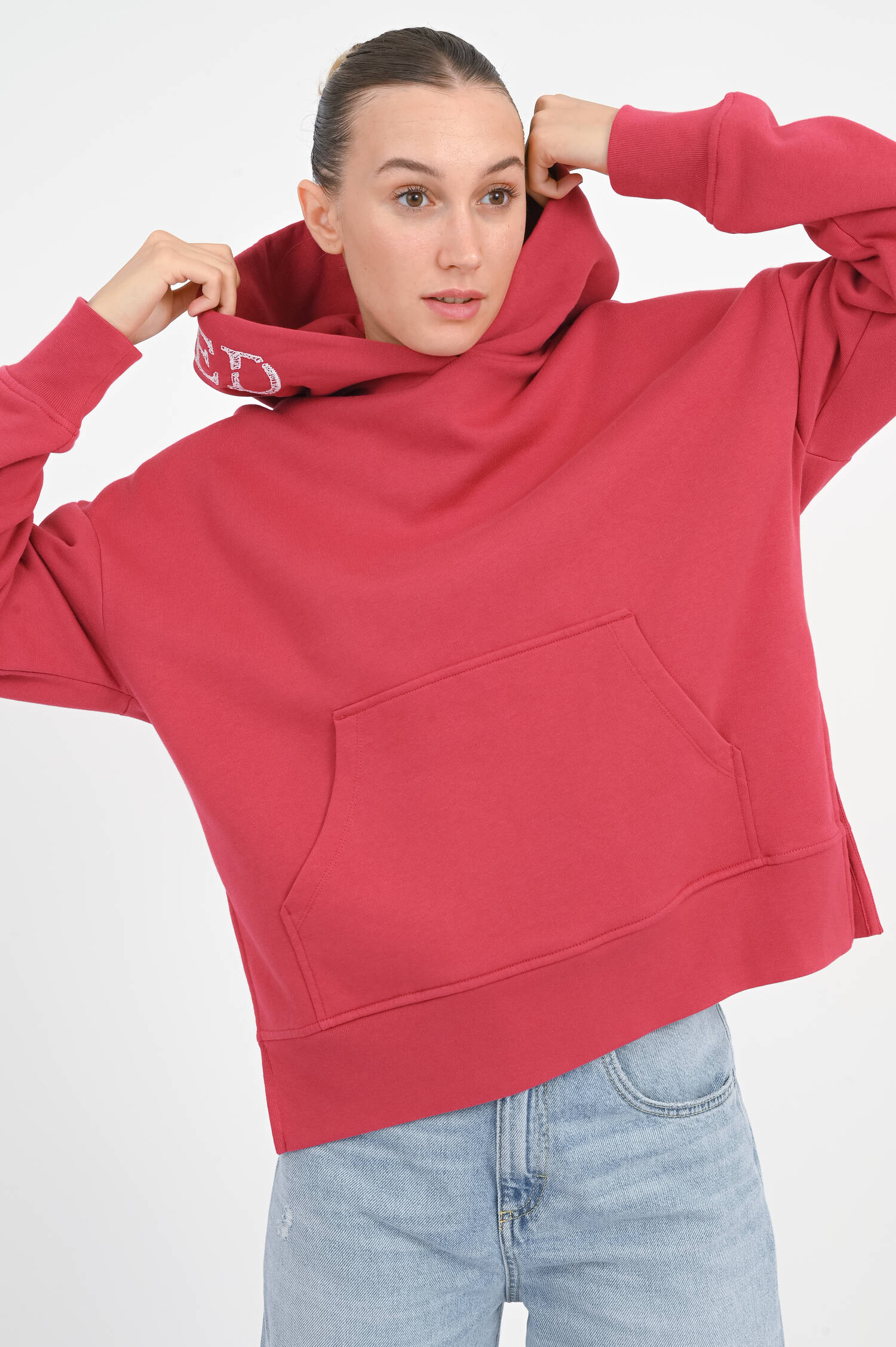 Hoodie in Cherry Red Hoodie in Cherry Red