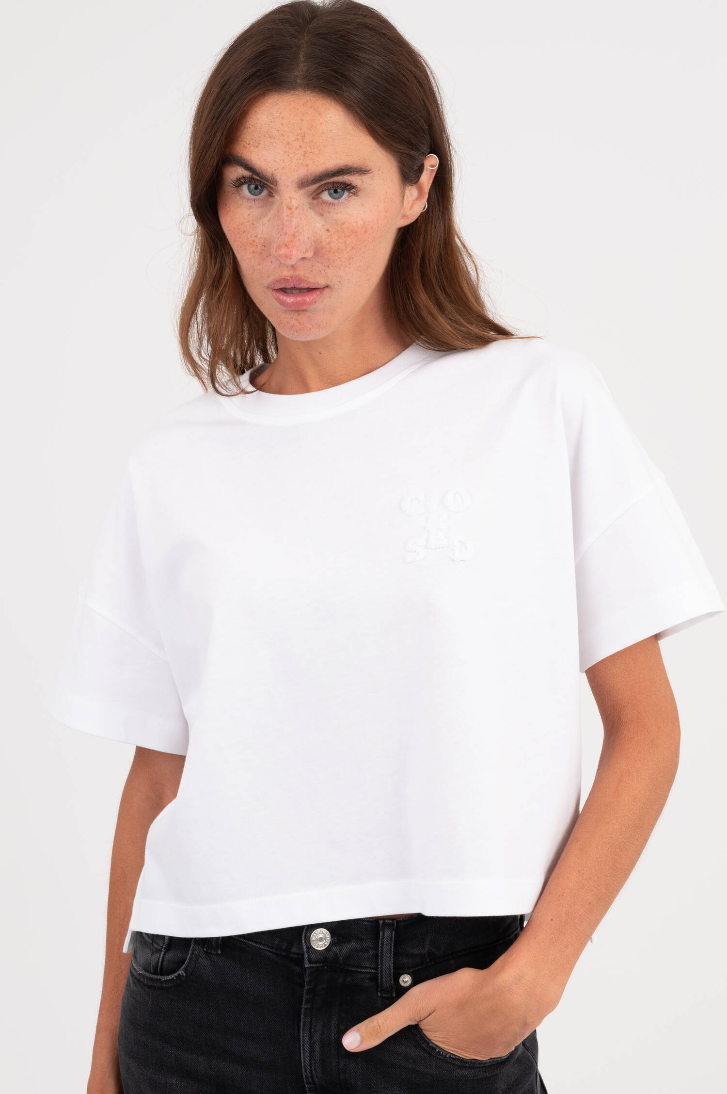 Oversize T-Shirt in Weiß Oversize T-Shirt in Weiß
