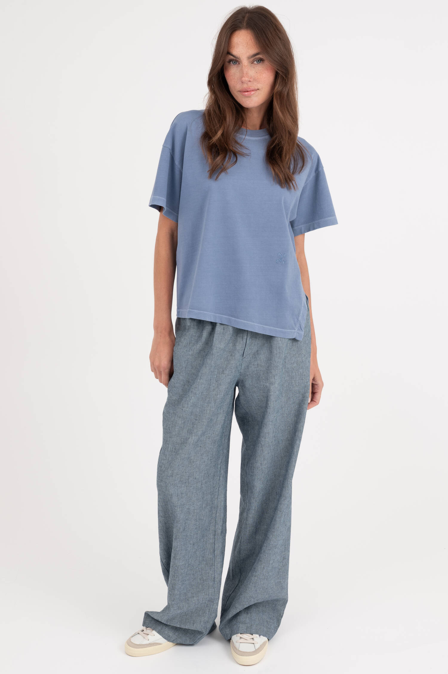 Oversize T-Shirt in Blaugrau Oversize T-Shirt in Blaugrau