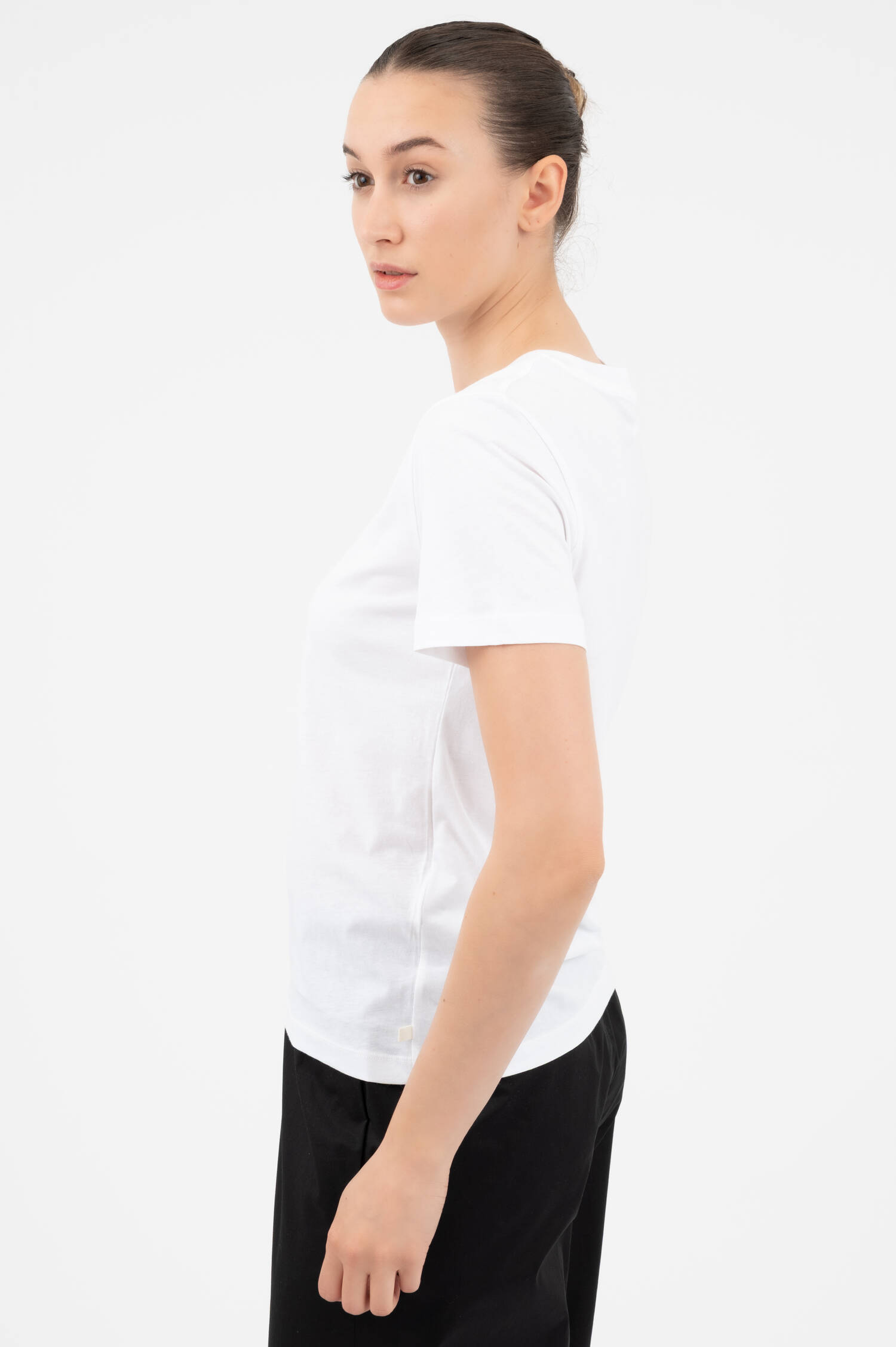 Basic T-Shirt in Weiß Basic T-Shirt in Weiß