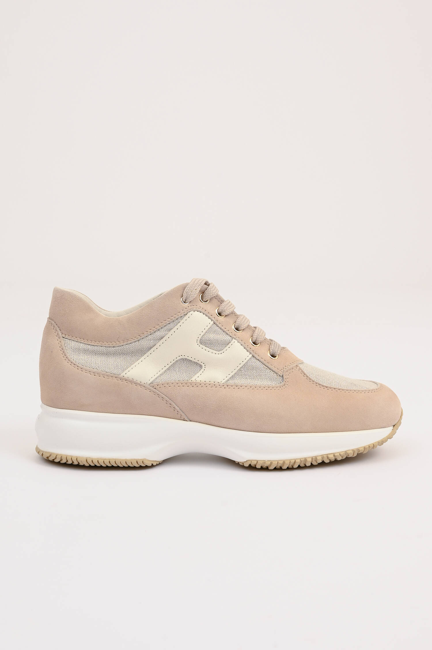 Sneaker INTERACTIVE PELLE in Rose/Beige