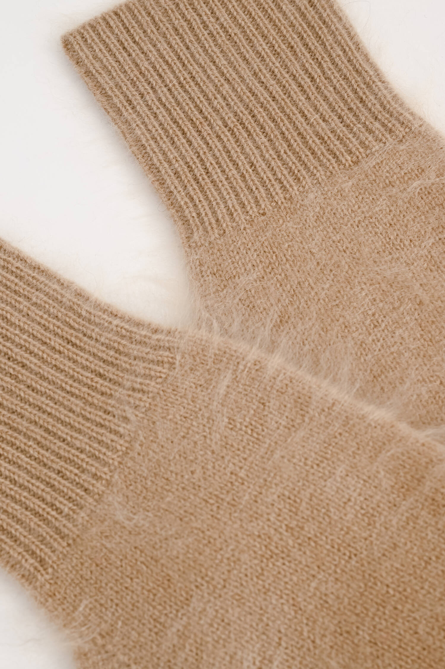 Cashmere-Fäustlinge in Camel Cashmere-Fäustlinge in Camel