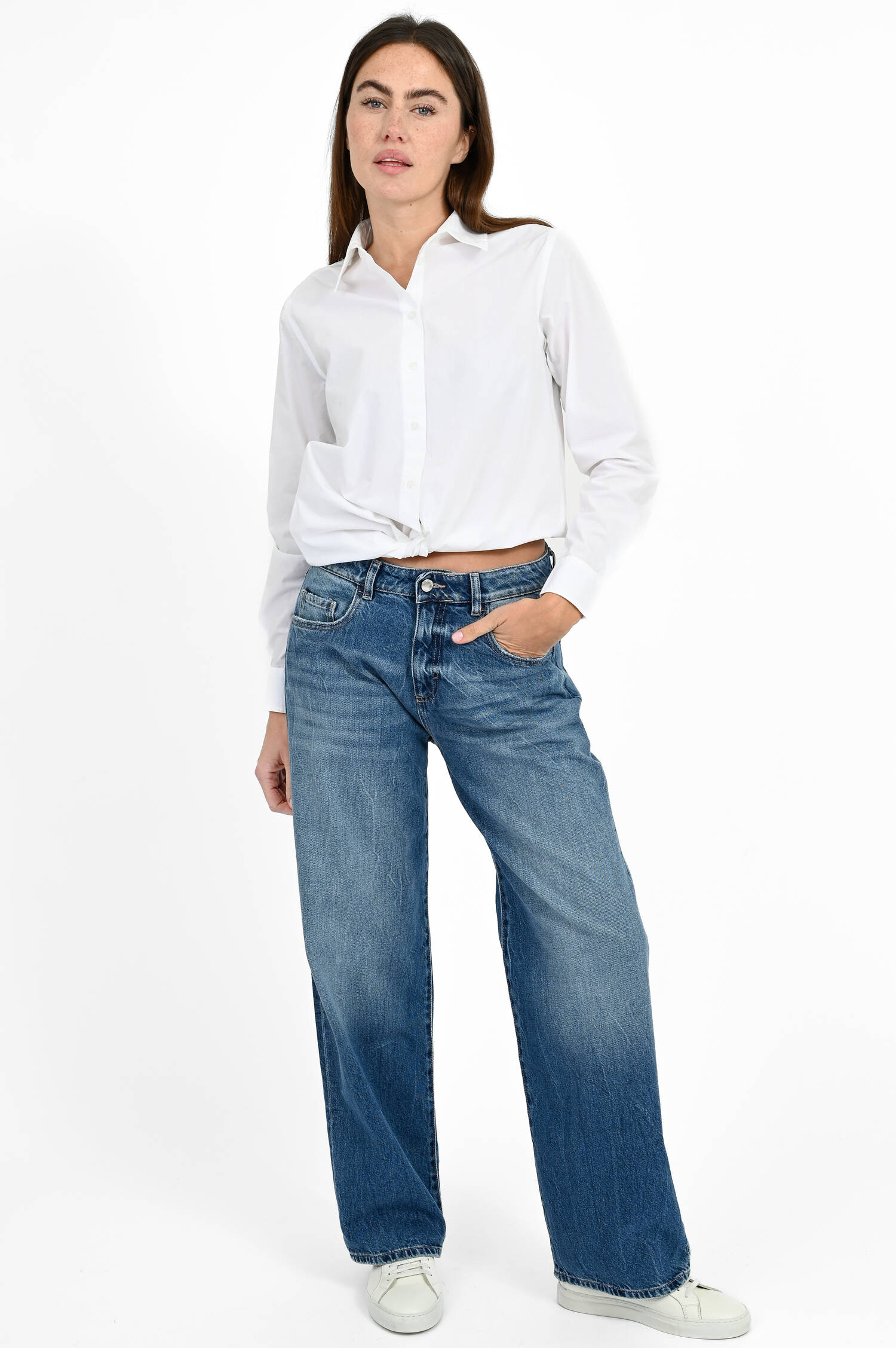 Jeans JILL mit geradem Bein in Washed Blue