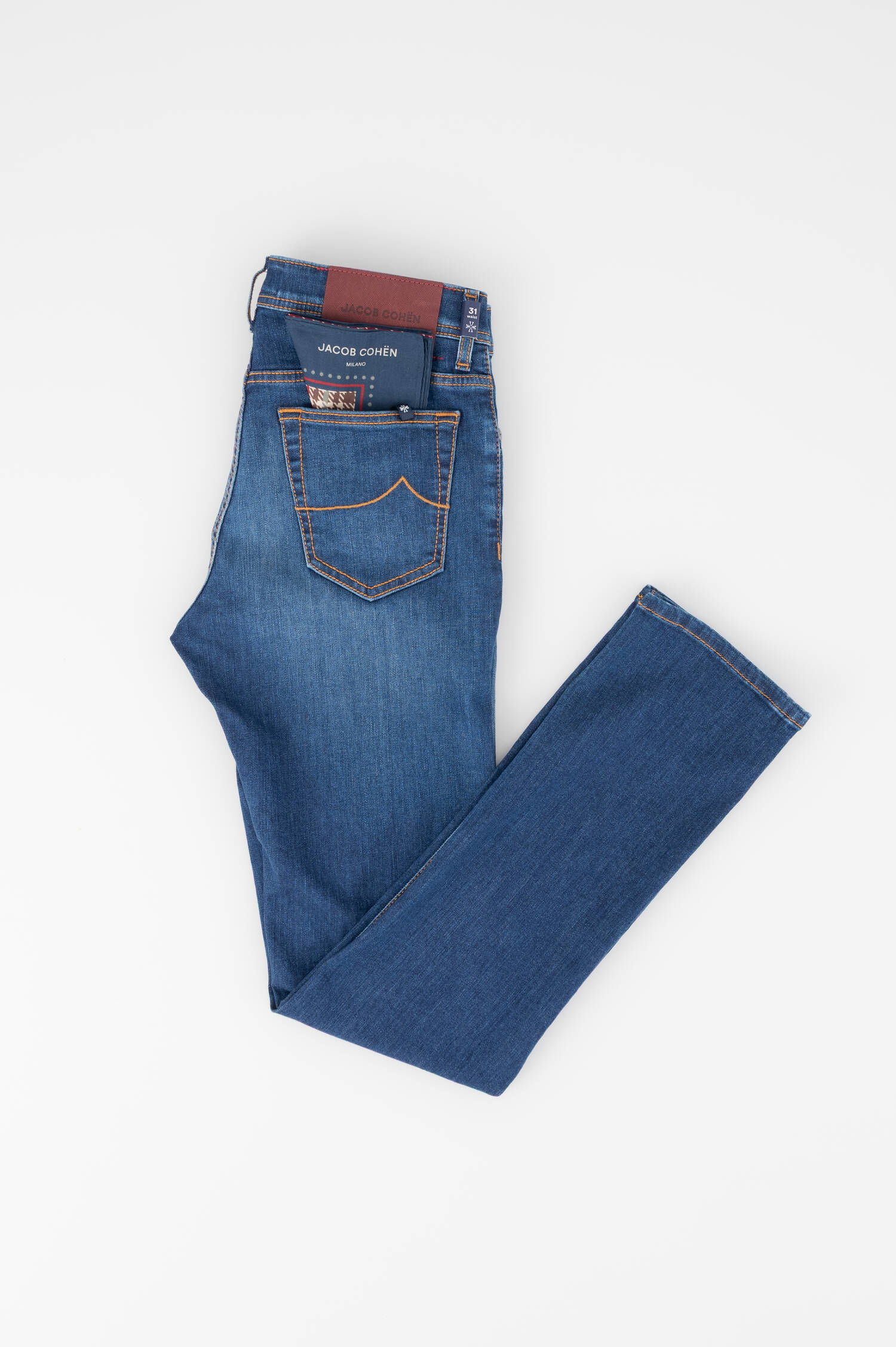 Vintage Jeans BARD in Mittelblau
