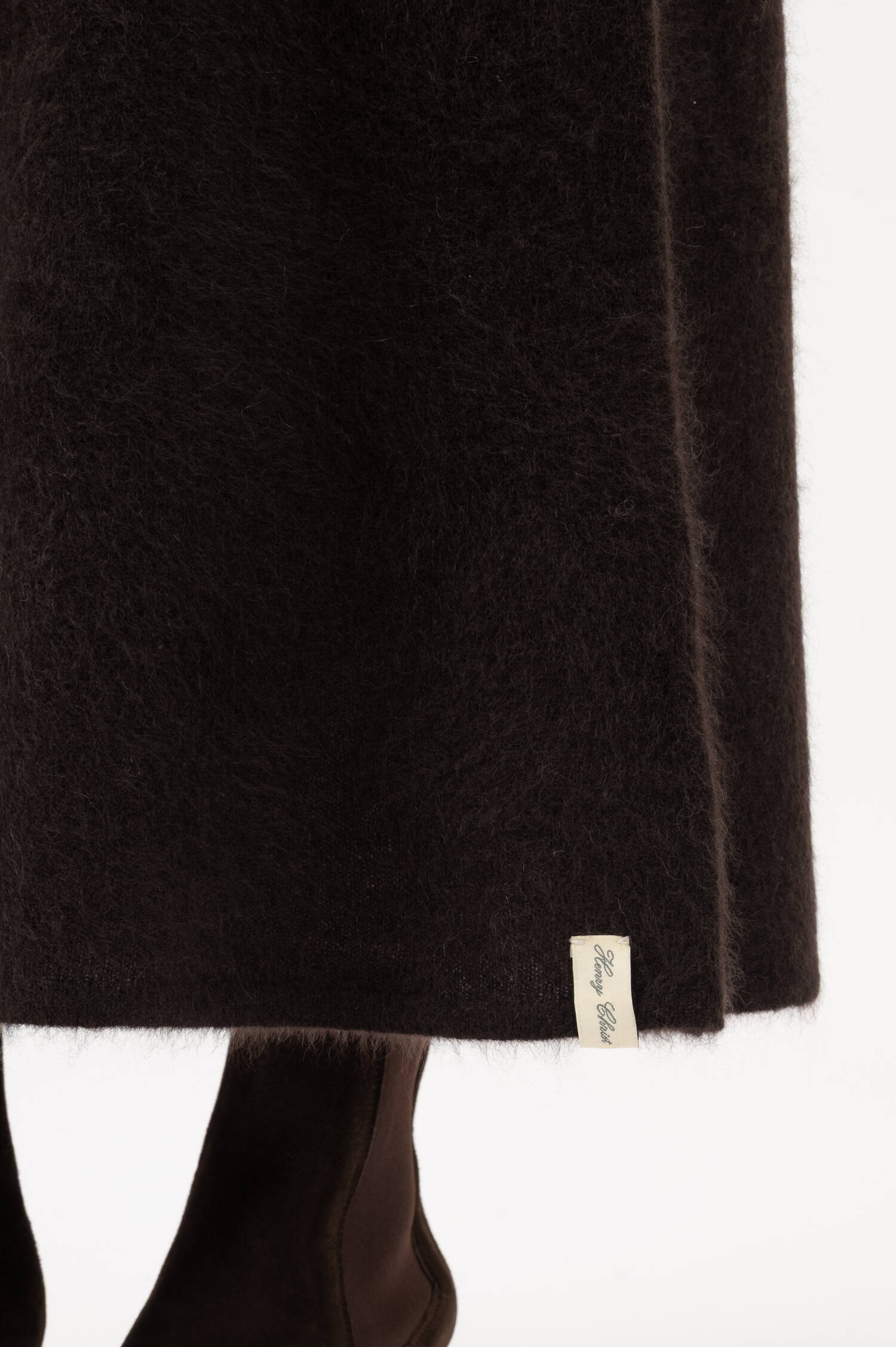 Cashmere Maxi-Strickrock in Braun Cashmere Maxi-Strickrock in Braun