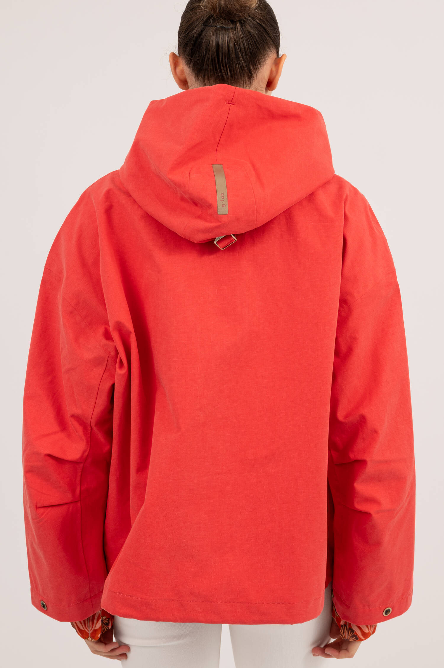 Kapuzenjacke ELLE in Korallenrot Kapuzenjacke ELLE in Korallenrot