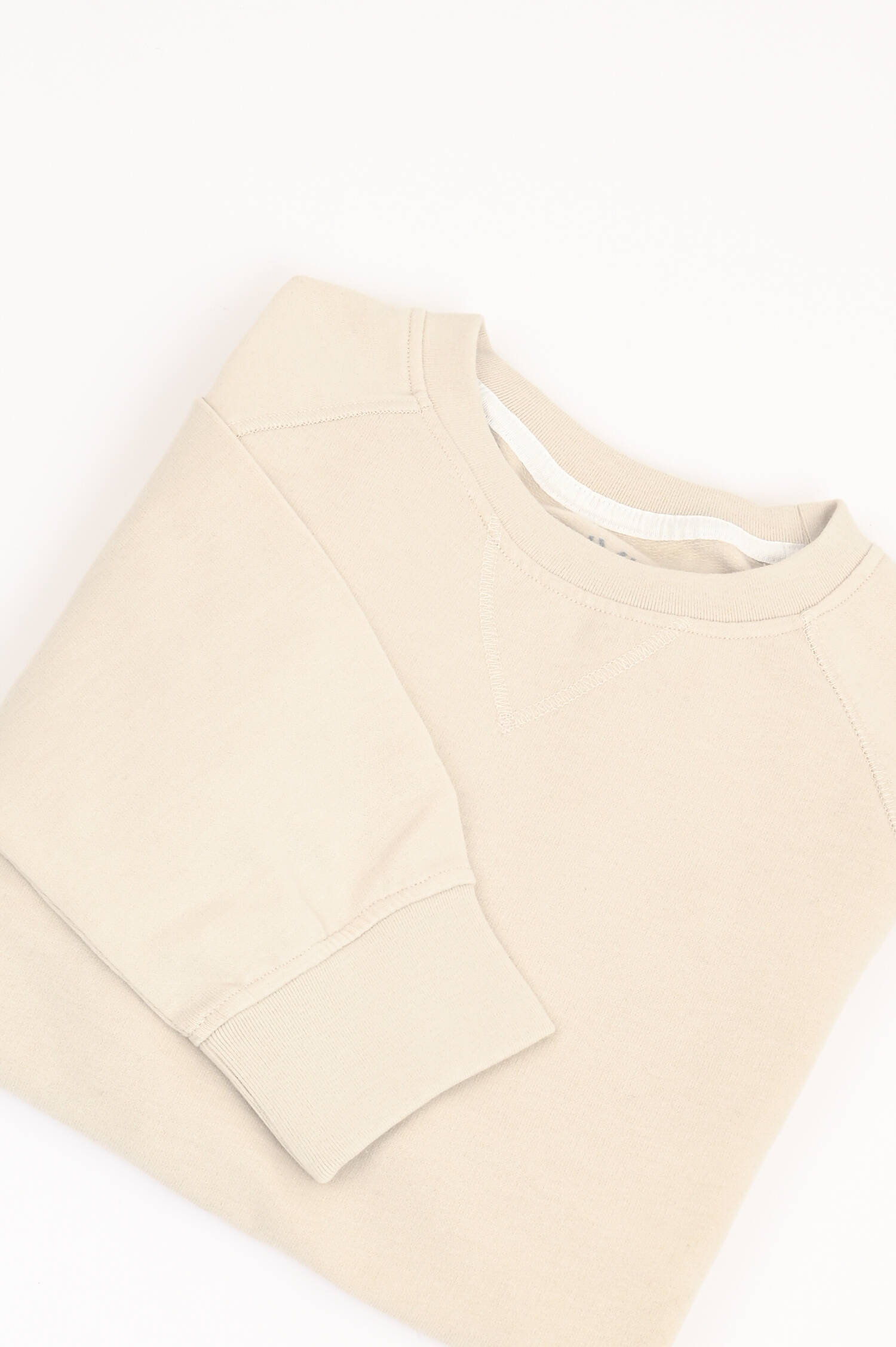 Sweatshirt aus Baumwolle in Creme Sweatshirt aus Baumwolle in Creme