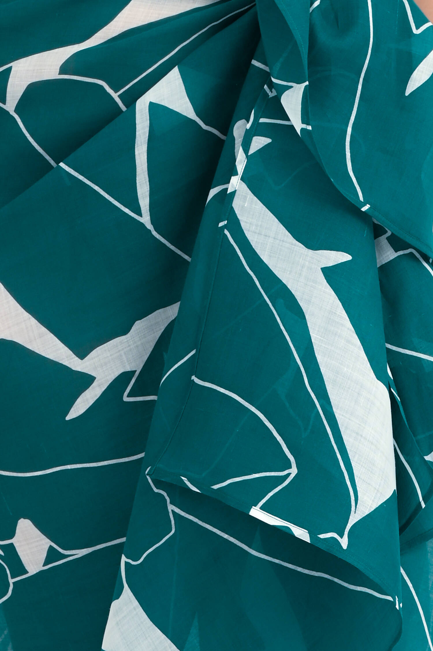 Sarong DANIELA DANANIE in Blaugrün/Weiß