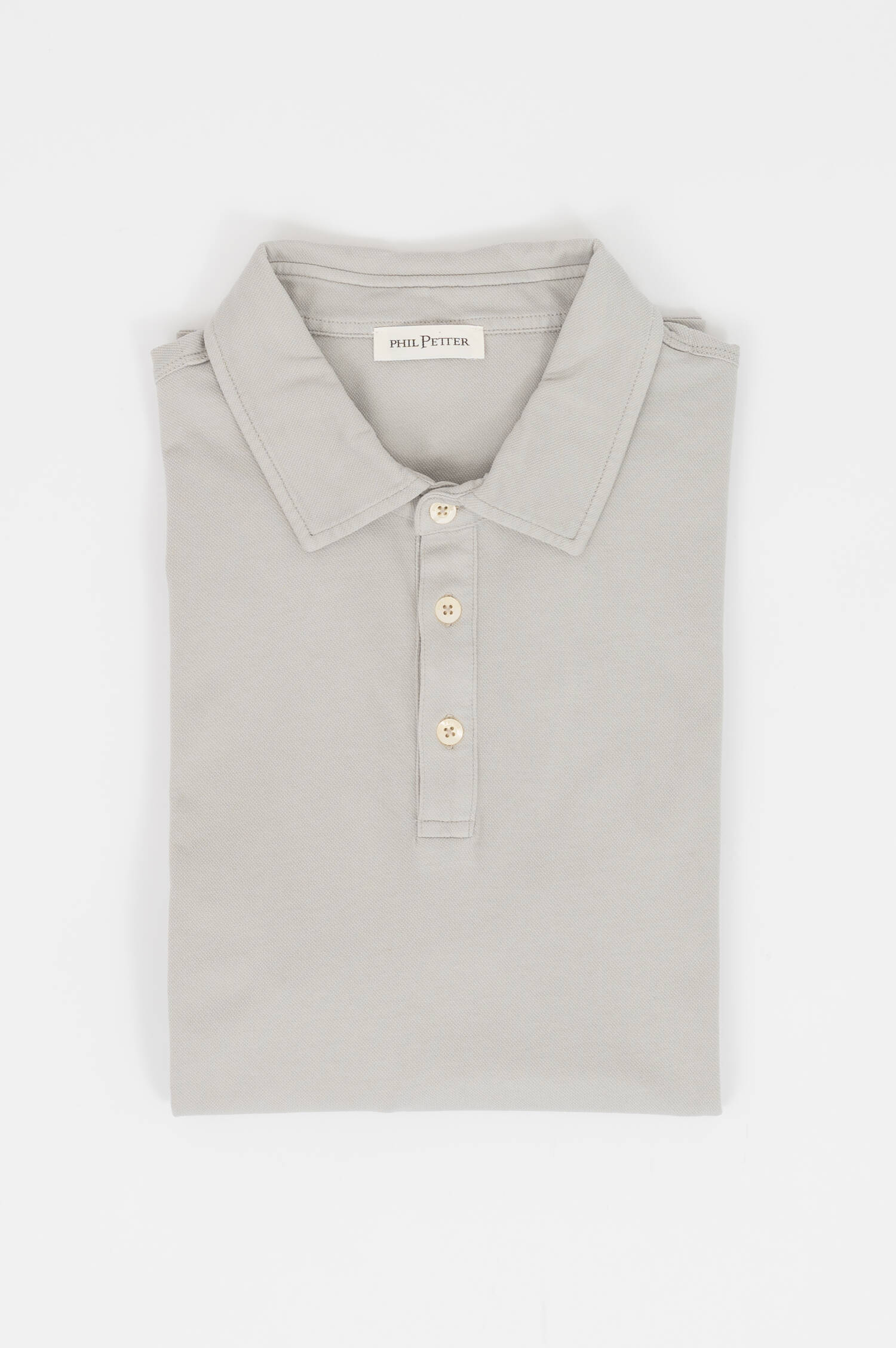 Pique Polo in Greige