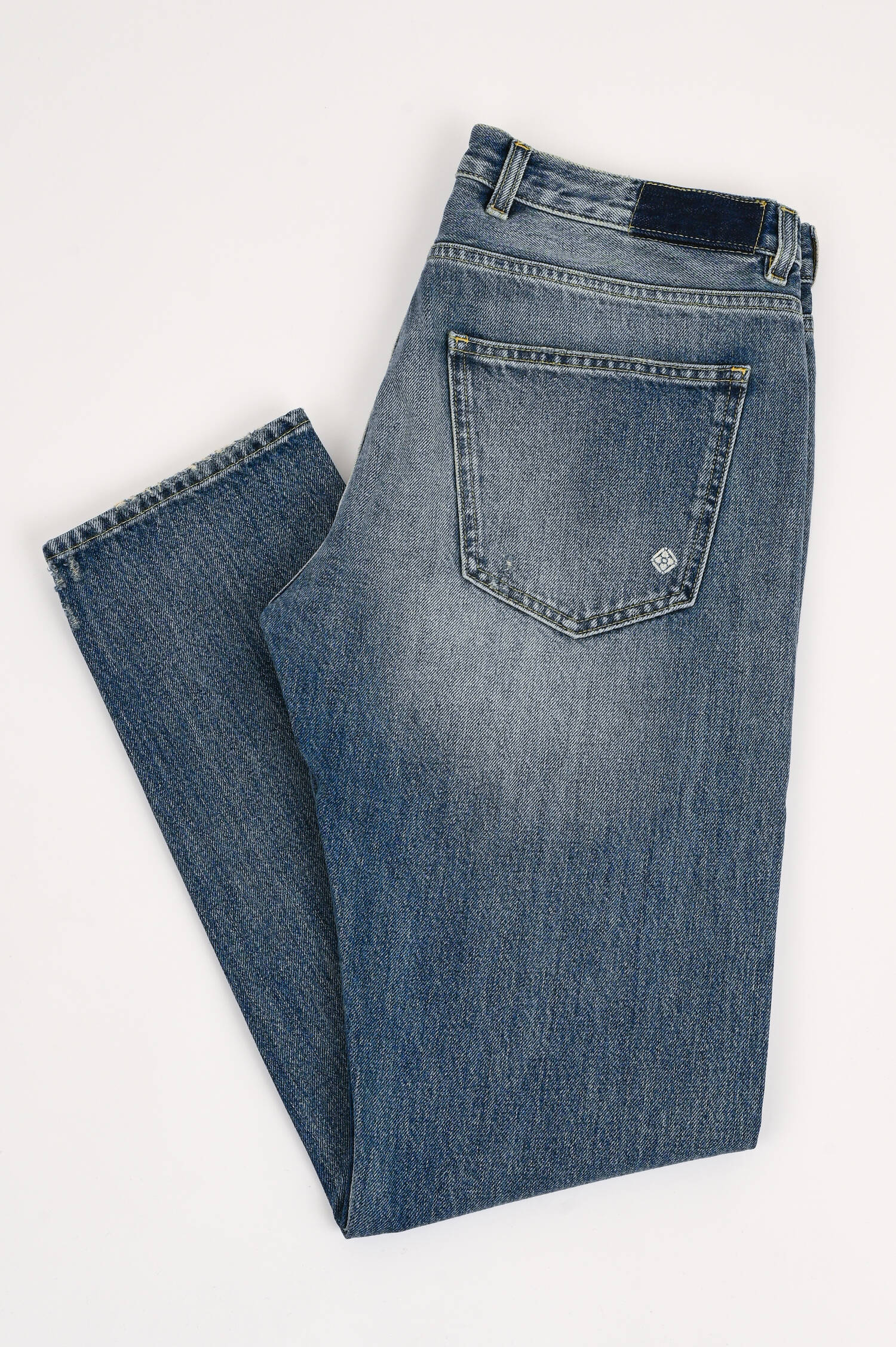 Slim Fit Jeans in Mittelblau