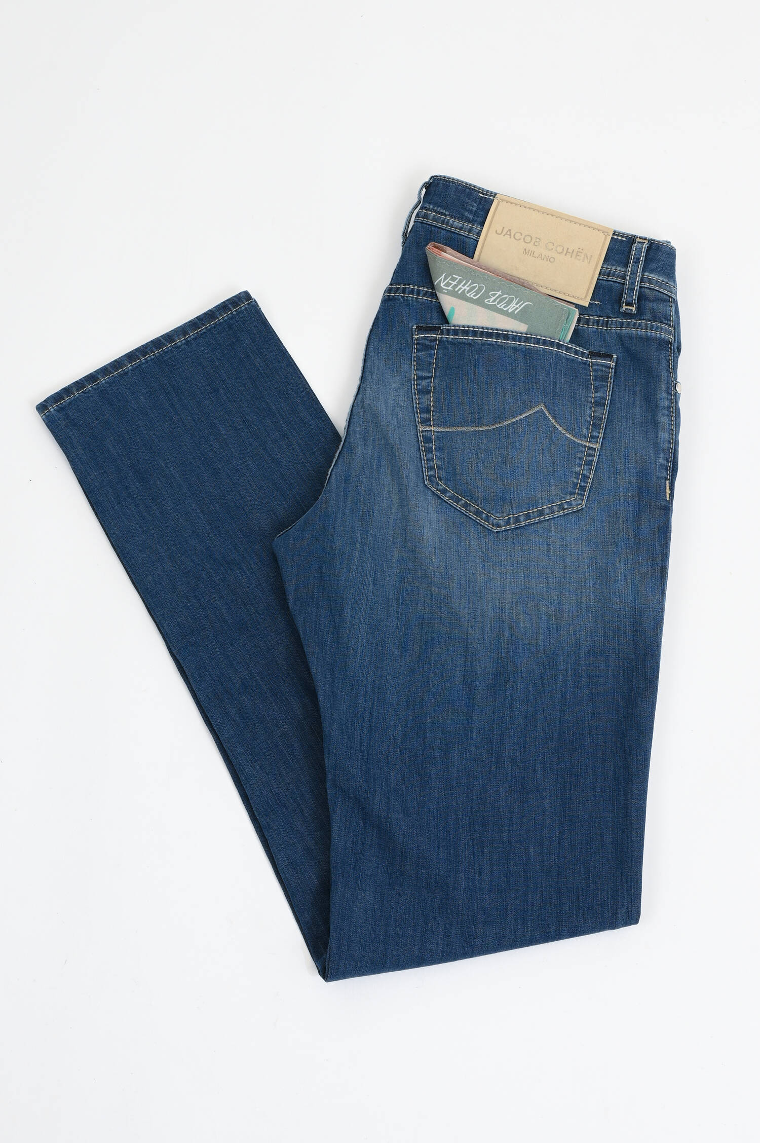 Slim Fit Jeans BARD in Mittellau