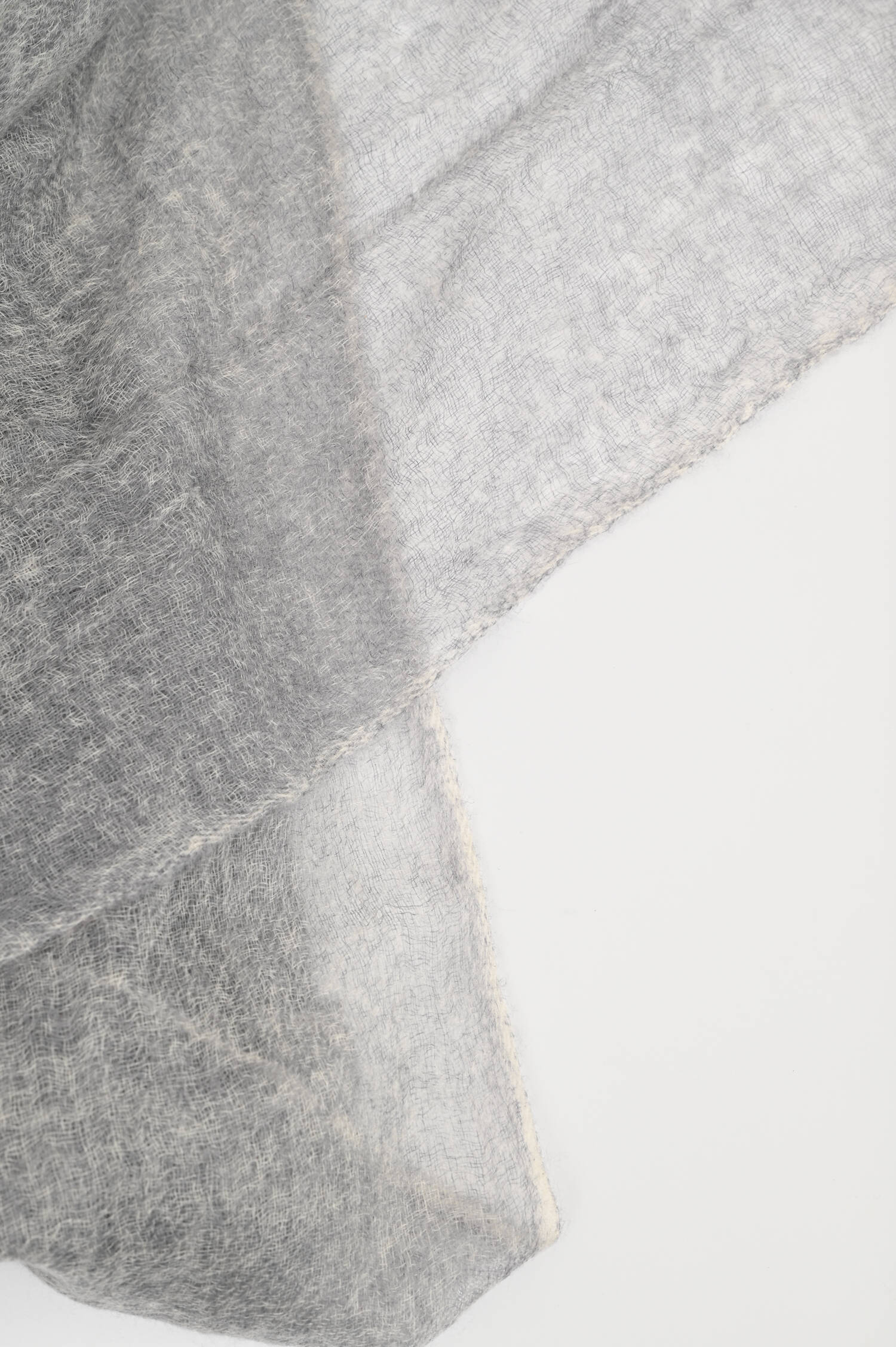 Cashmere-Schal in Hellgrau Cashmere-Schal in Hellgrau