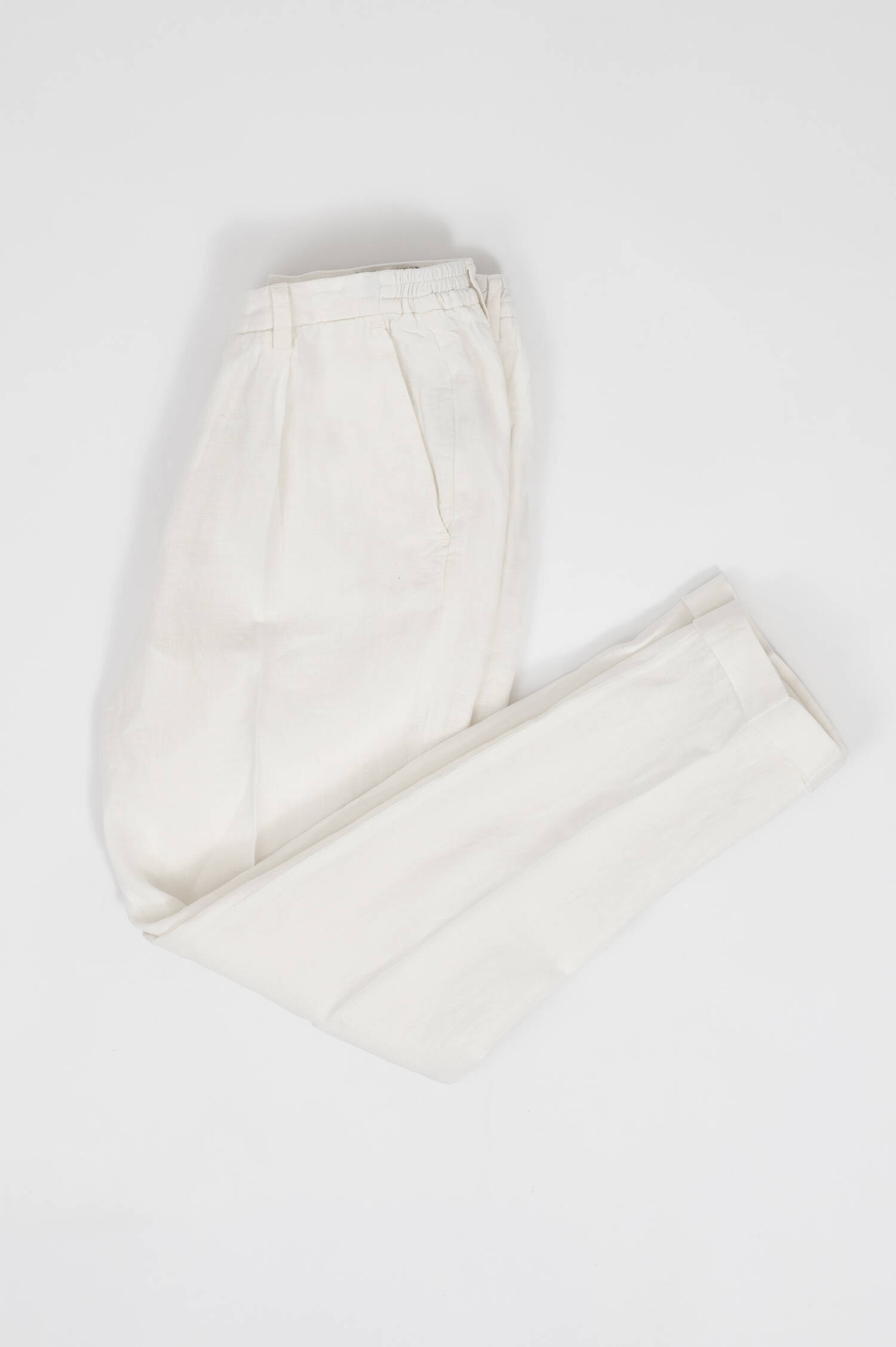 Leinen Hose in Weiß