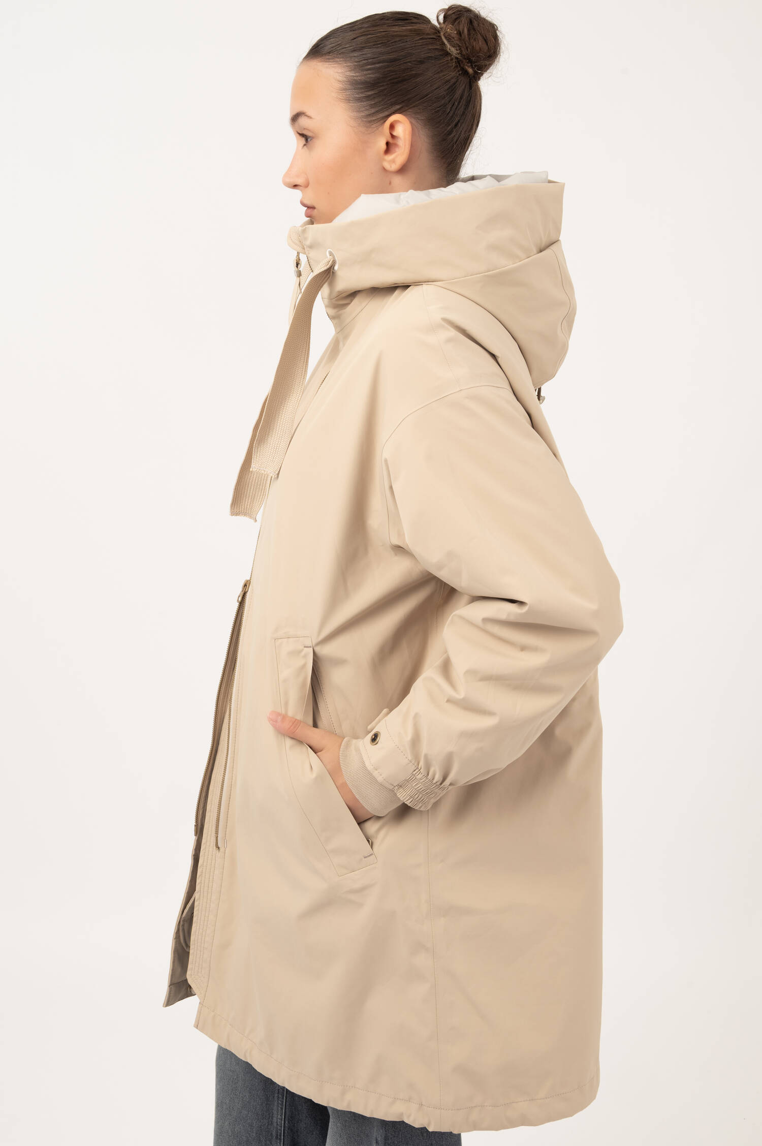 Kapuzenjacke JOY in Beige Kapuzenjacke JOY in Beige