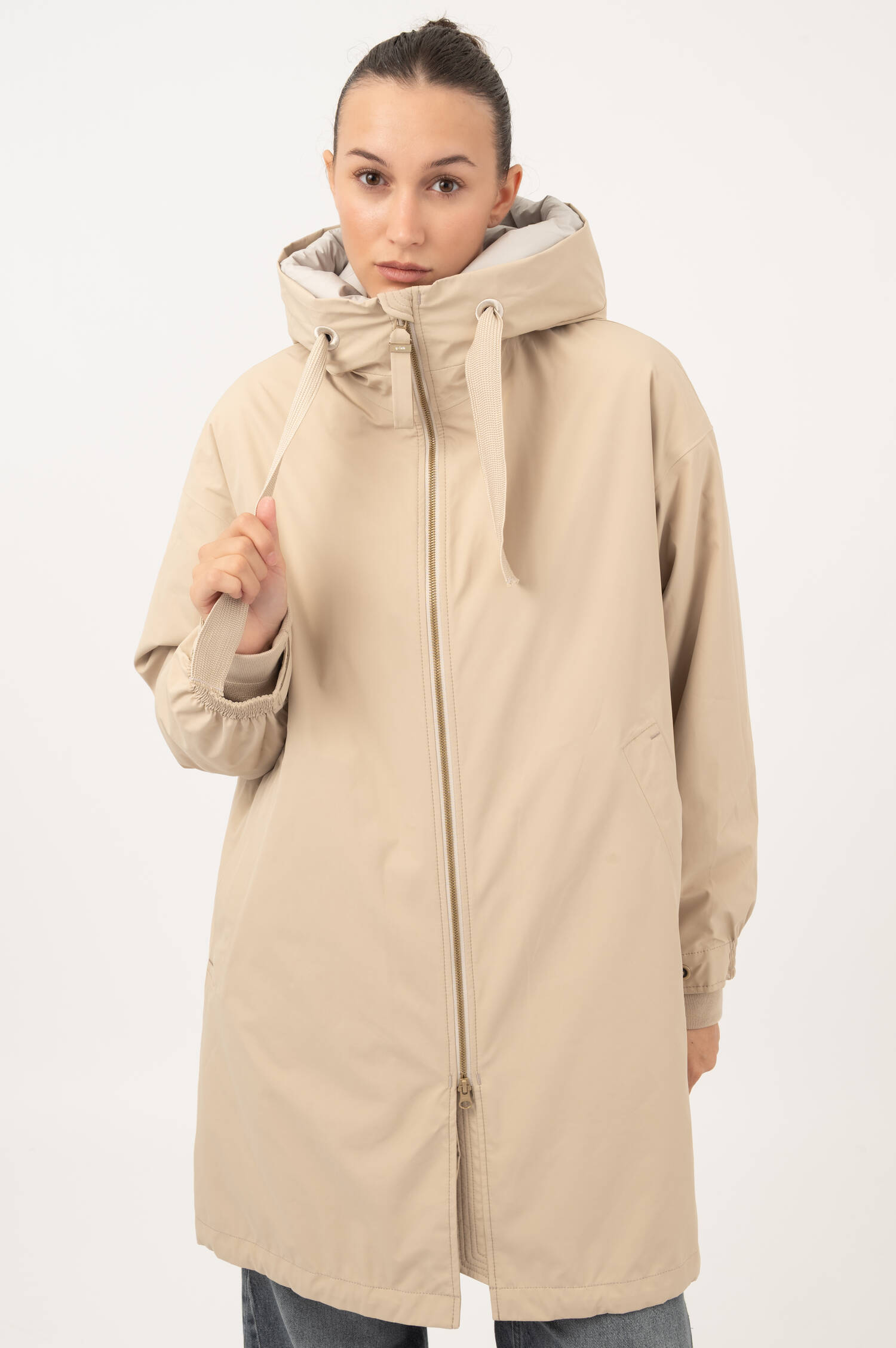 Kapuzenjacke JOY in Beige