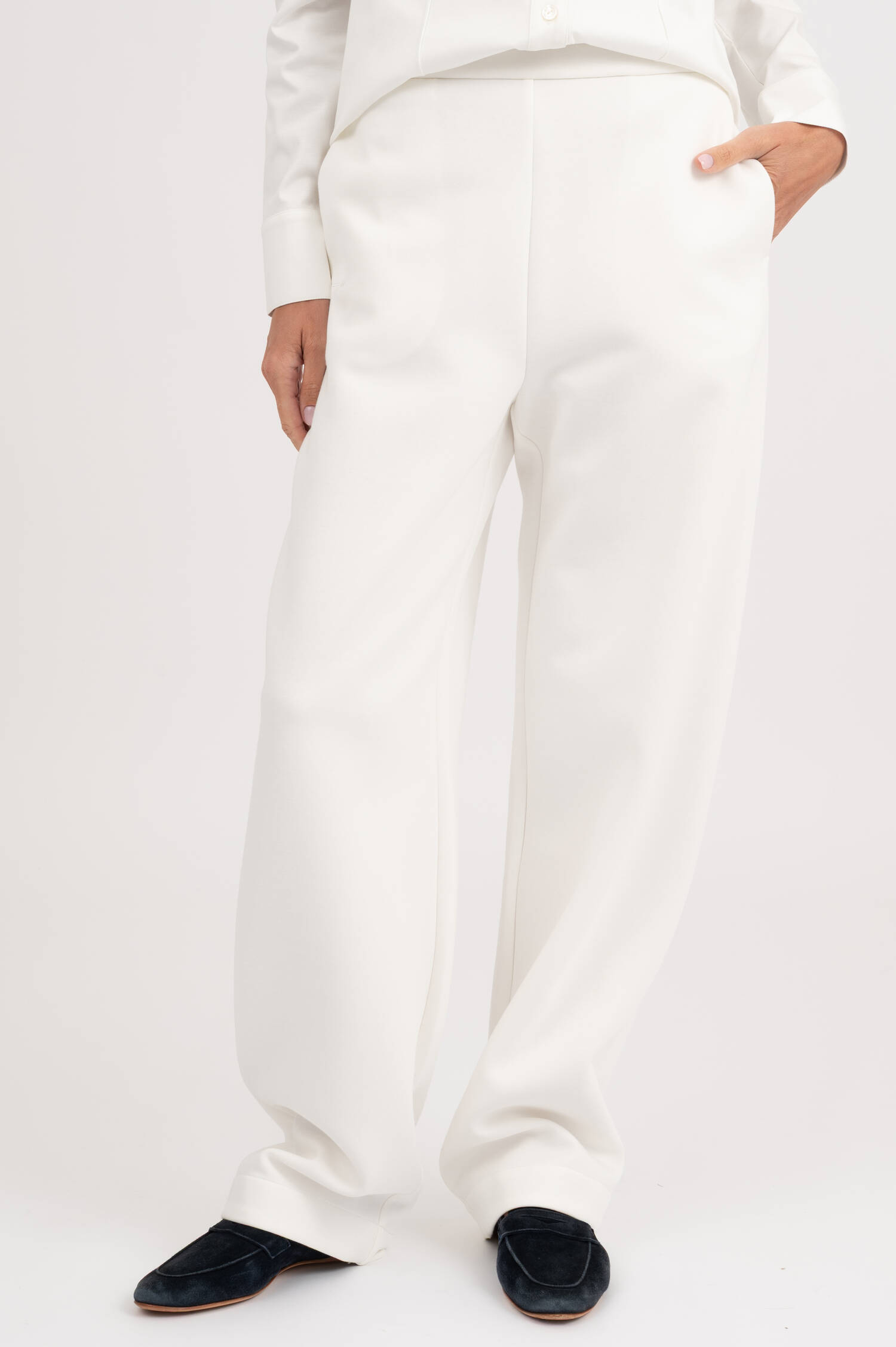 Jersey Hose EREMI in Weiß Jersey Hose EREMI in Weiß