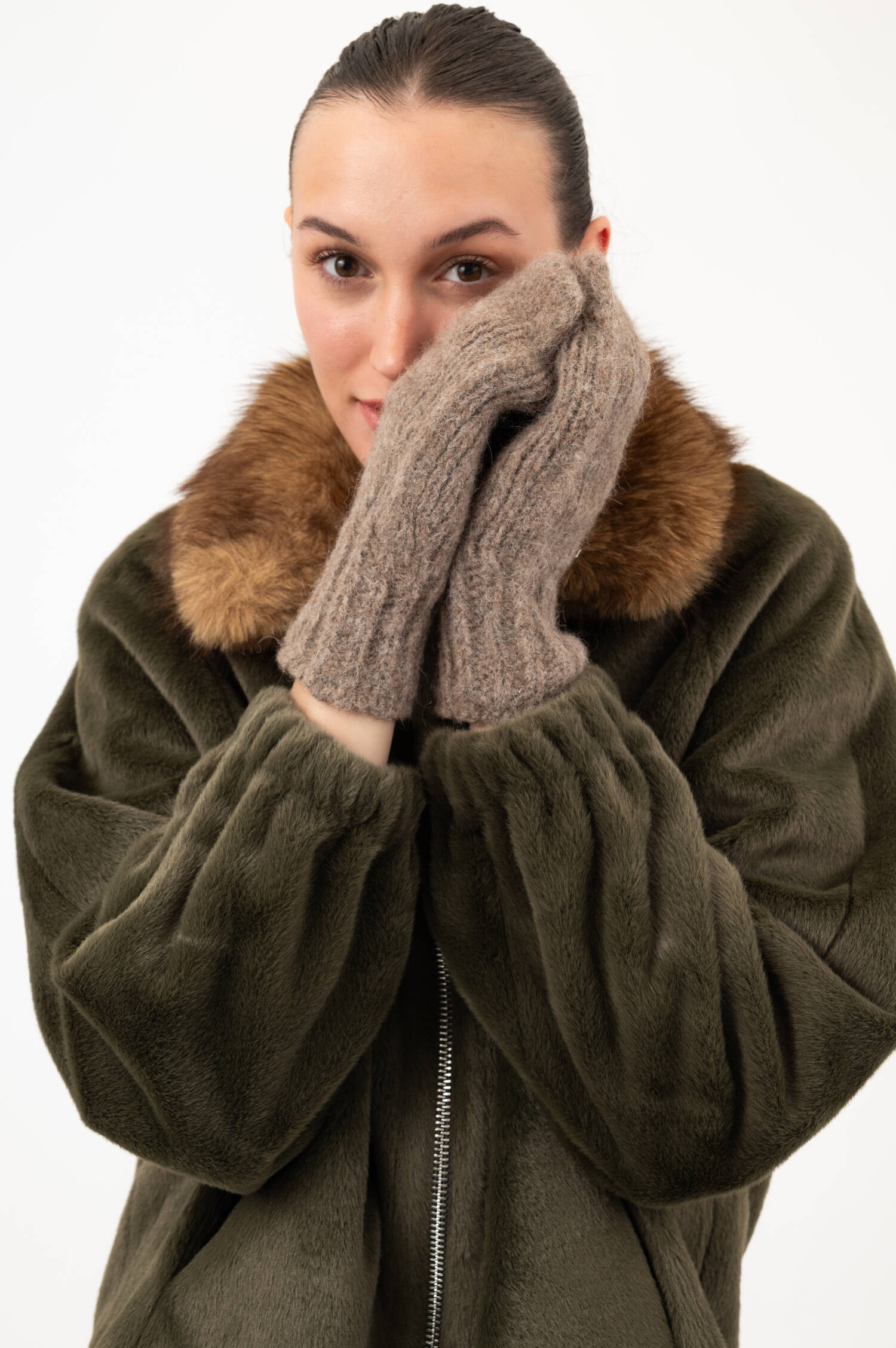 Fäustlinge RUPY in Taupe Fäustlinge RUPY in Taupe