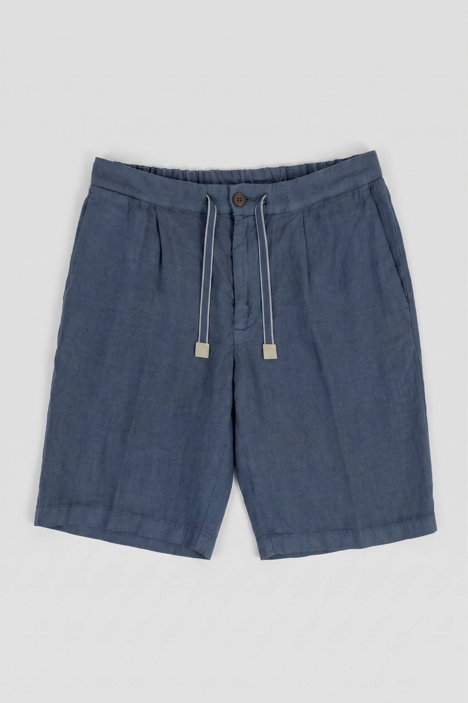 Leinen Bermuda in Navy